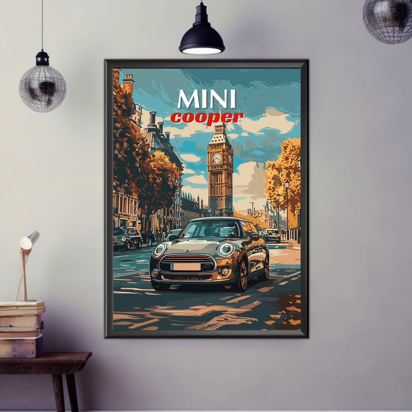 2000s Mini Cooper Poster