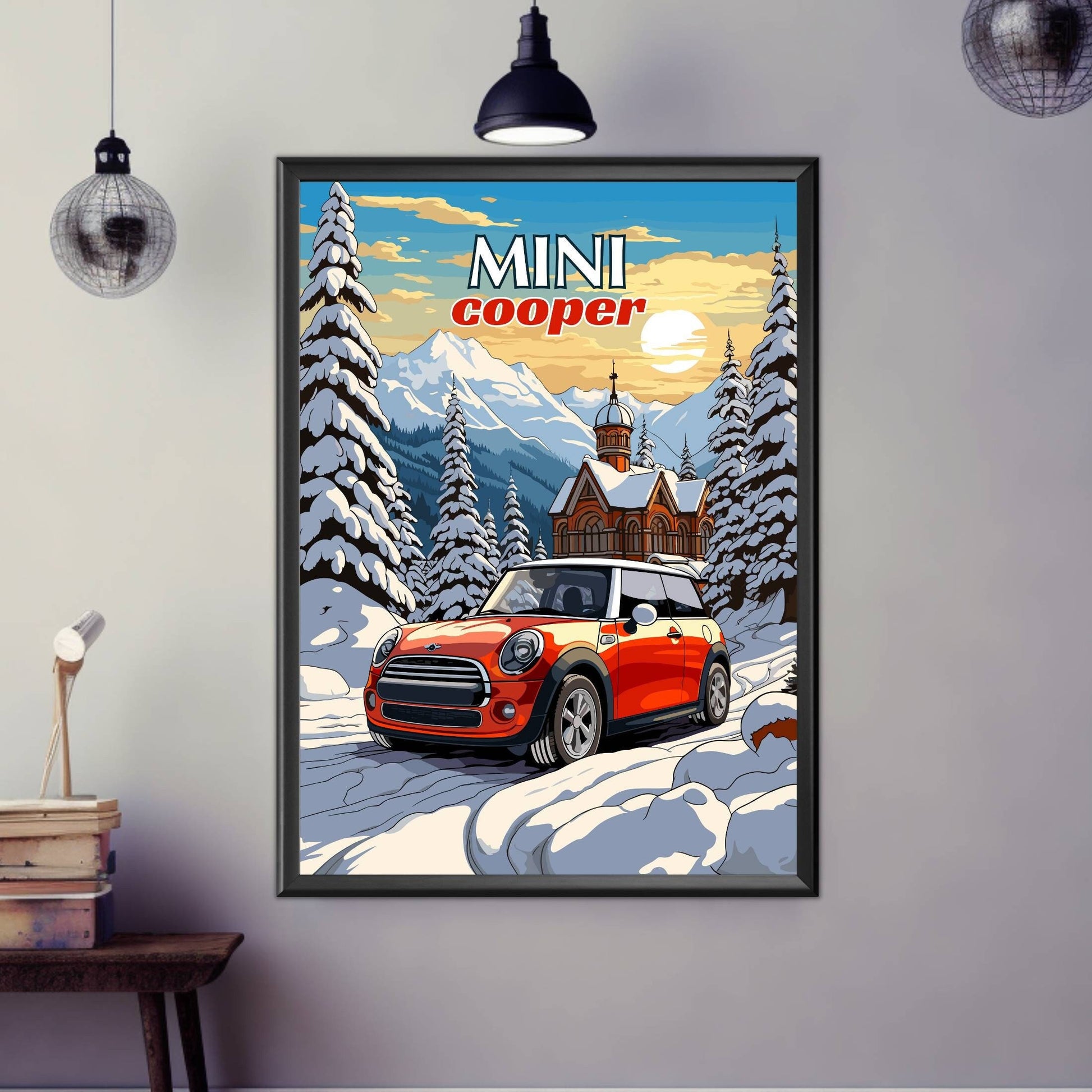 2000s Mini Cooper Print