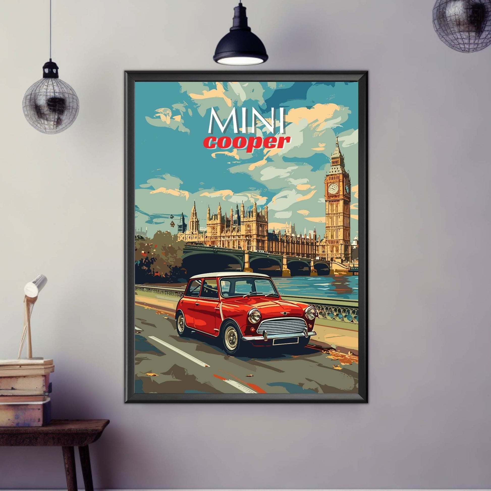 Mini Cooper Print - 1960s