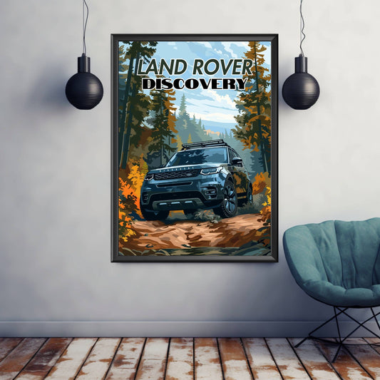 Land Rover Discovery Print, 2010s Car Print, Land Rover Discovery Poster, Car Art, Car Poster, Modern Classic Car Print, SUV Car Print