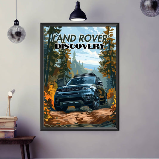 Land Rover Discovery Print, 2010s Car Print, Land Rover Discovery Poster, Car Art, Car Poster, Modern Classic Car Print, SUV Car Print
