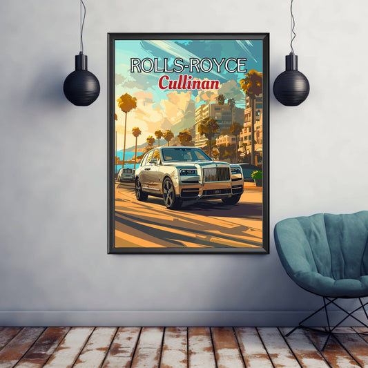 Rolls-Royce Cullinan Print, Rolls-Royce Cullinan Poster, SUV Car Print, Car Print, Car Poster, Luxury Car Print, Car Art, 2020s Car Print