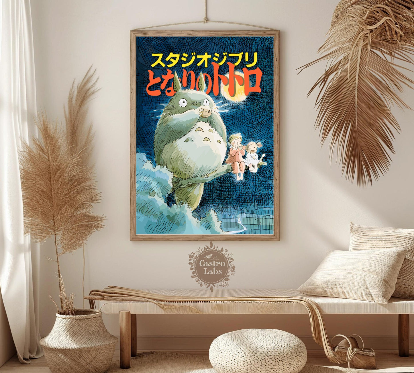 Studio Ghibli My Neighbour Totoro Poster Print