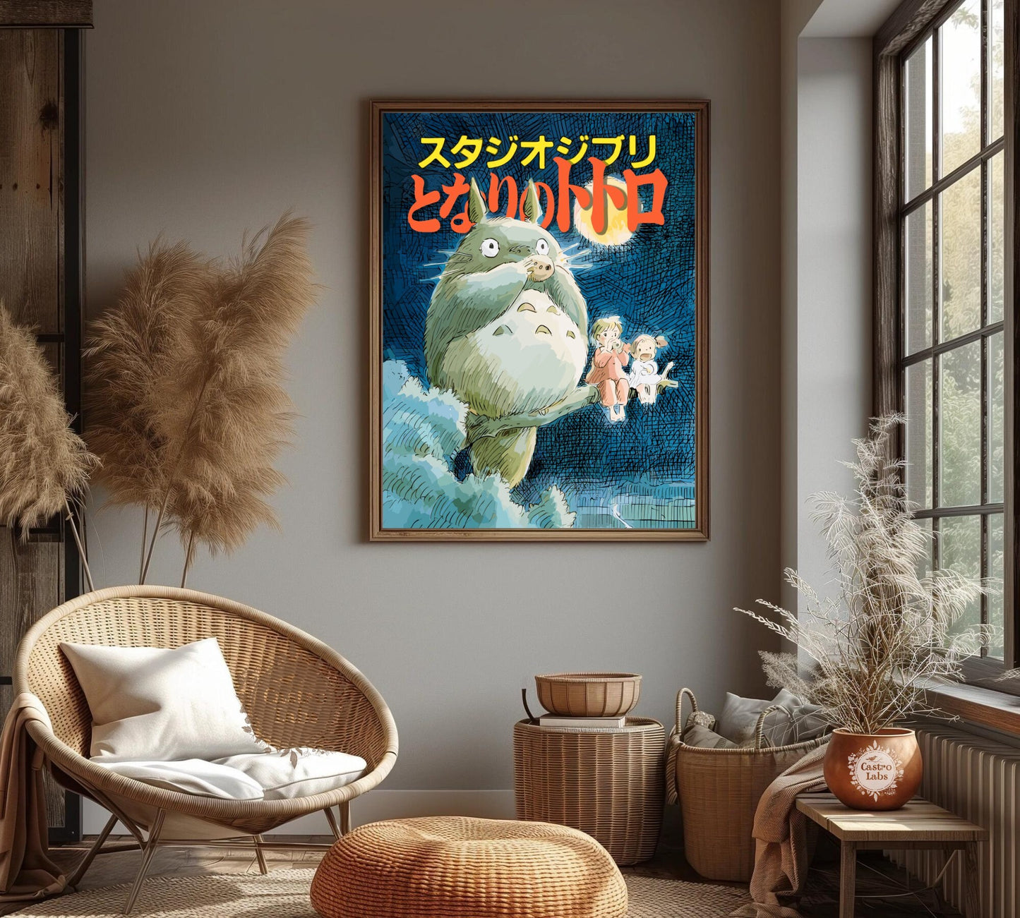 Studio Ghibli My Neighbour Totoro Poster Print