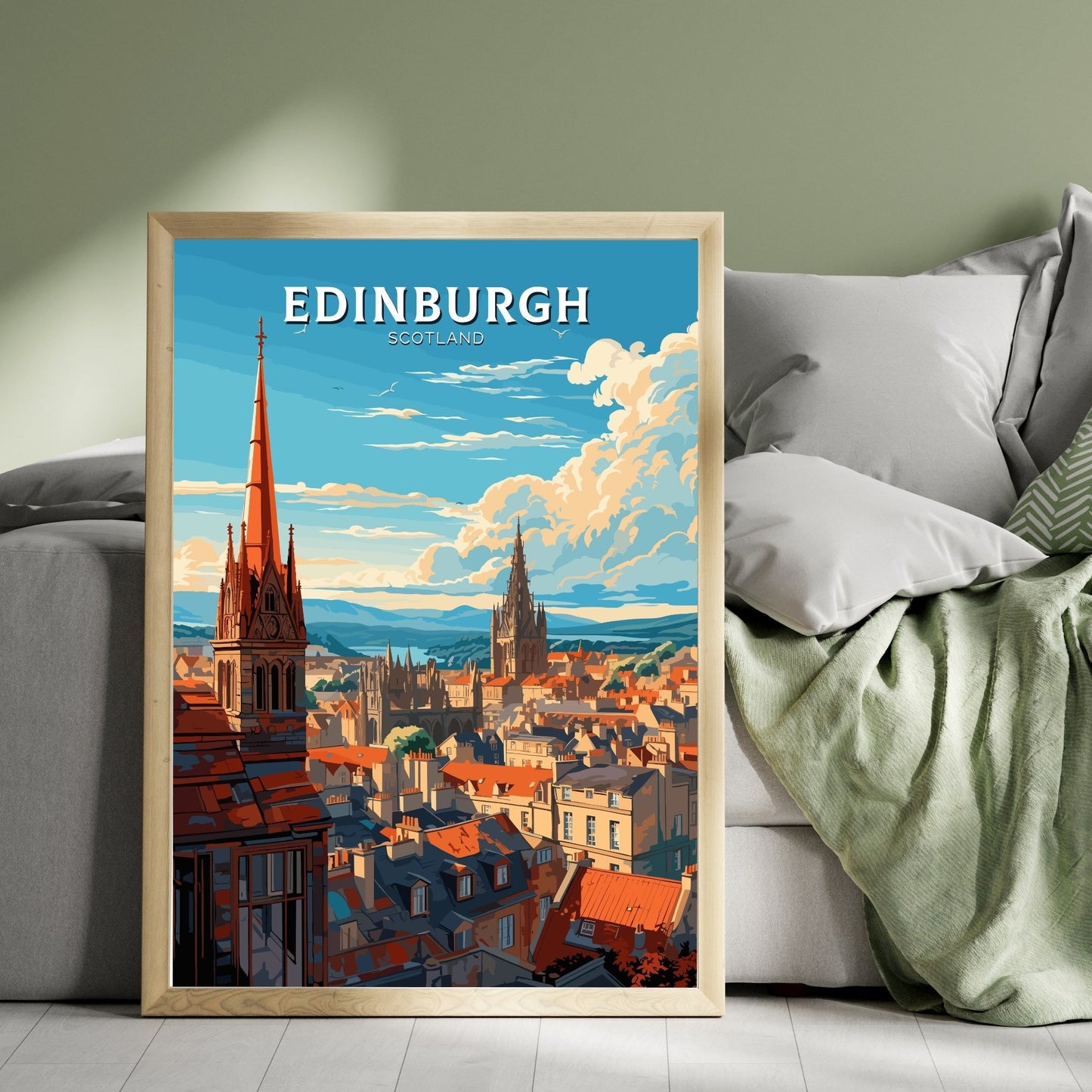 Edinburgh Travel Print