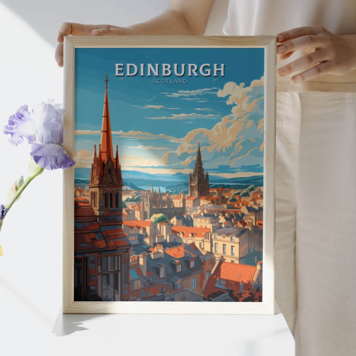 Edinburgh Travel Print