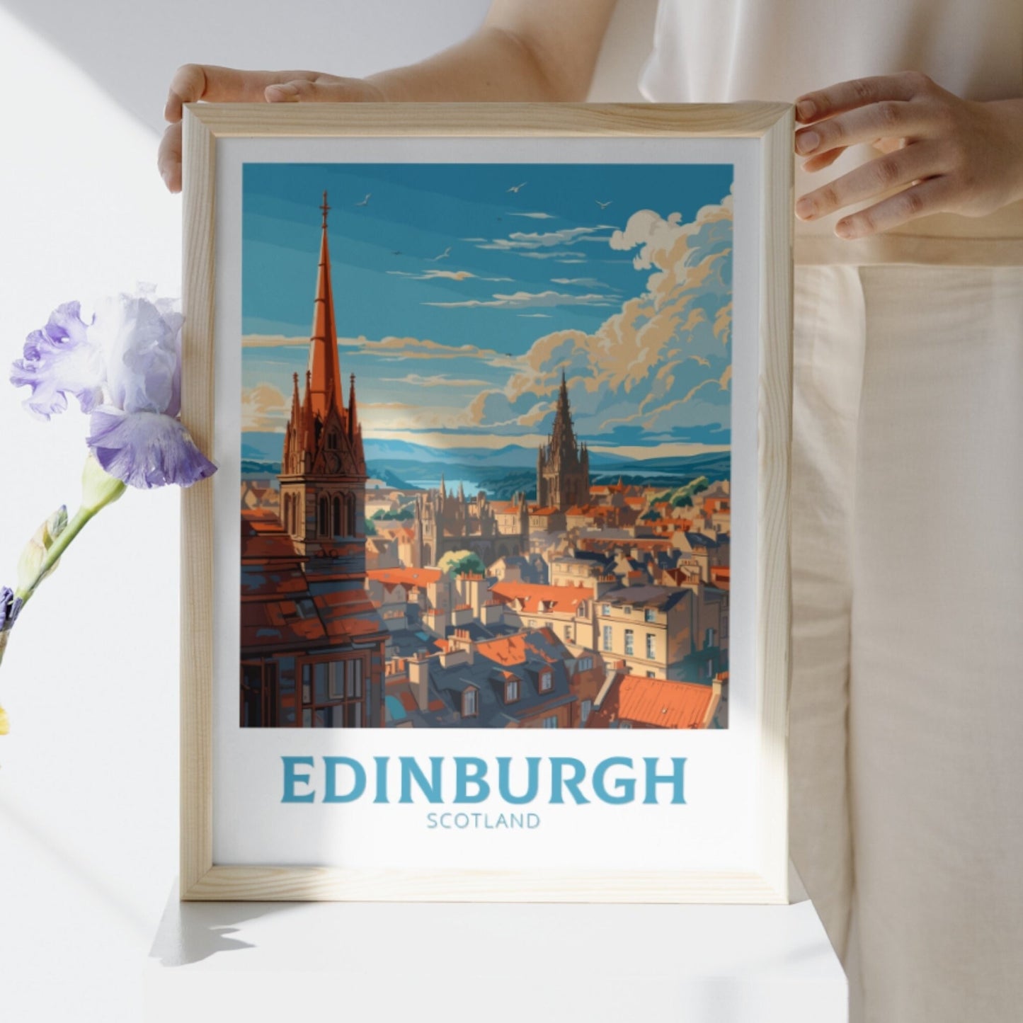 Edinburgh Travel Poster