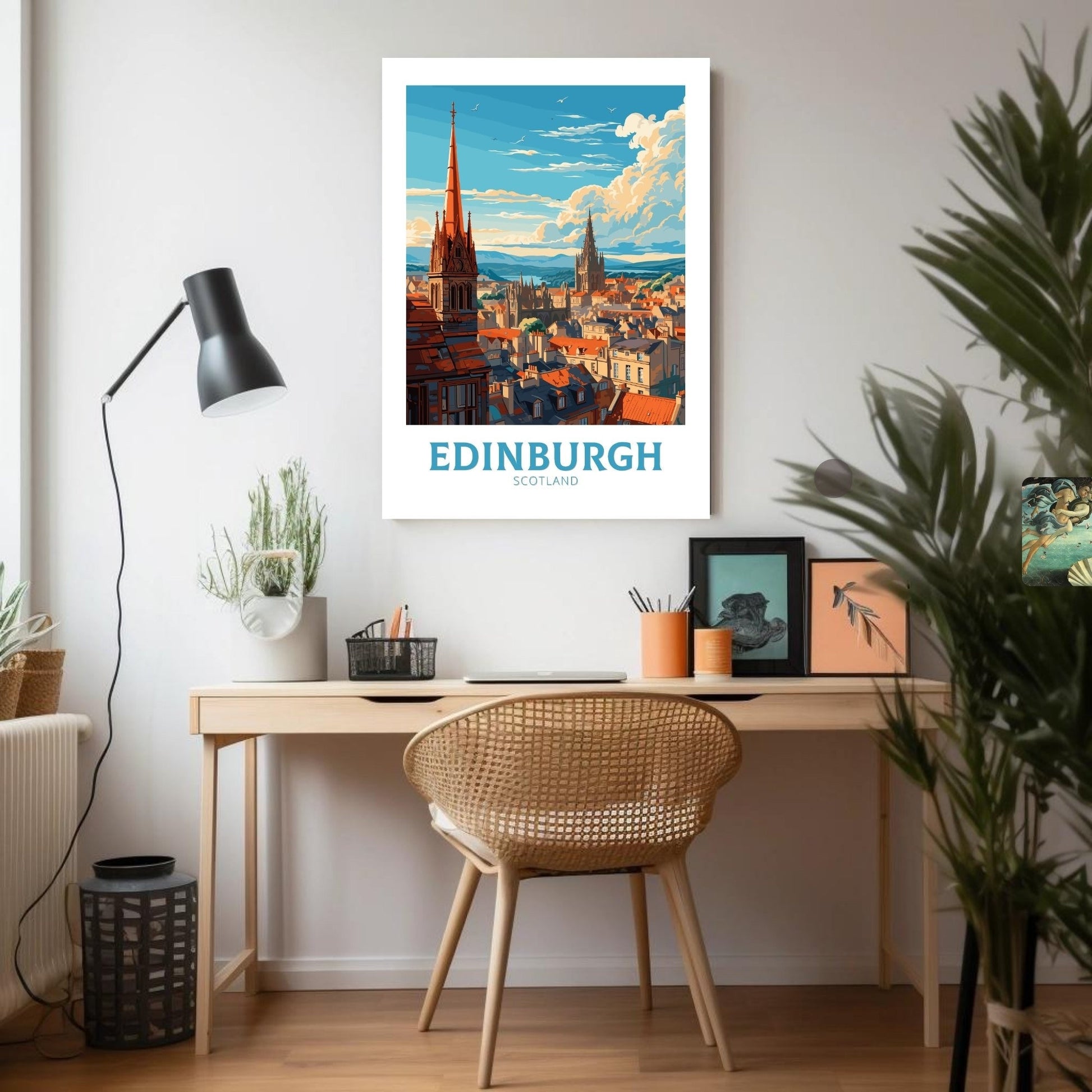 Edinburgh Travel Poster