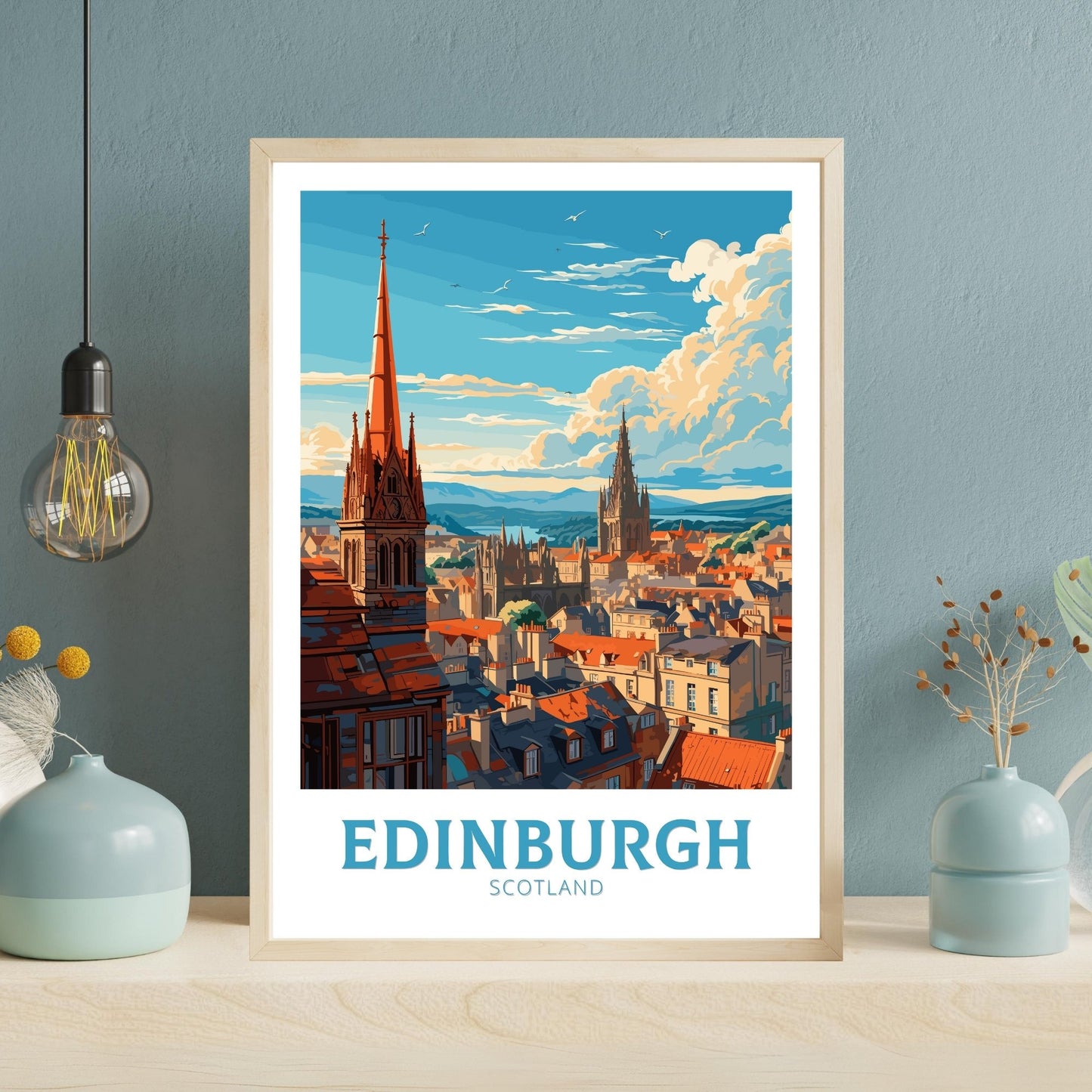 Edinburgh Travel Poster