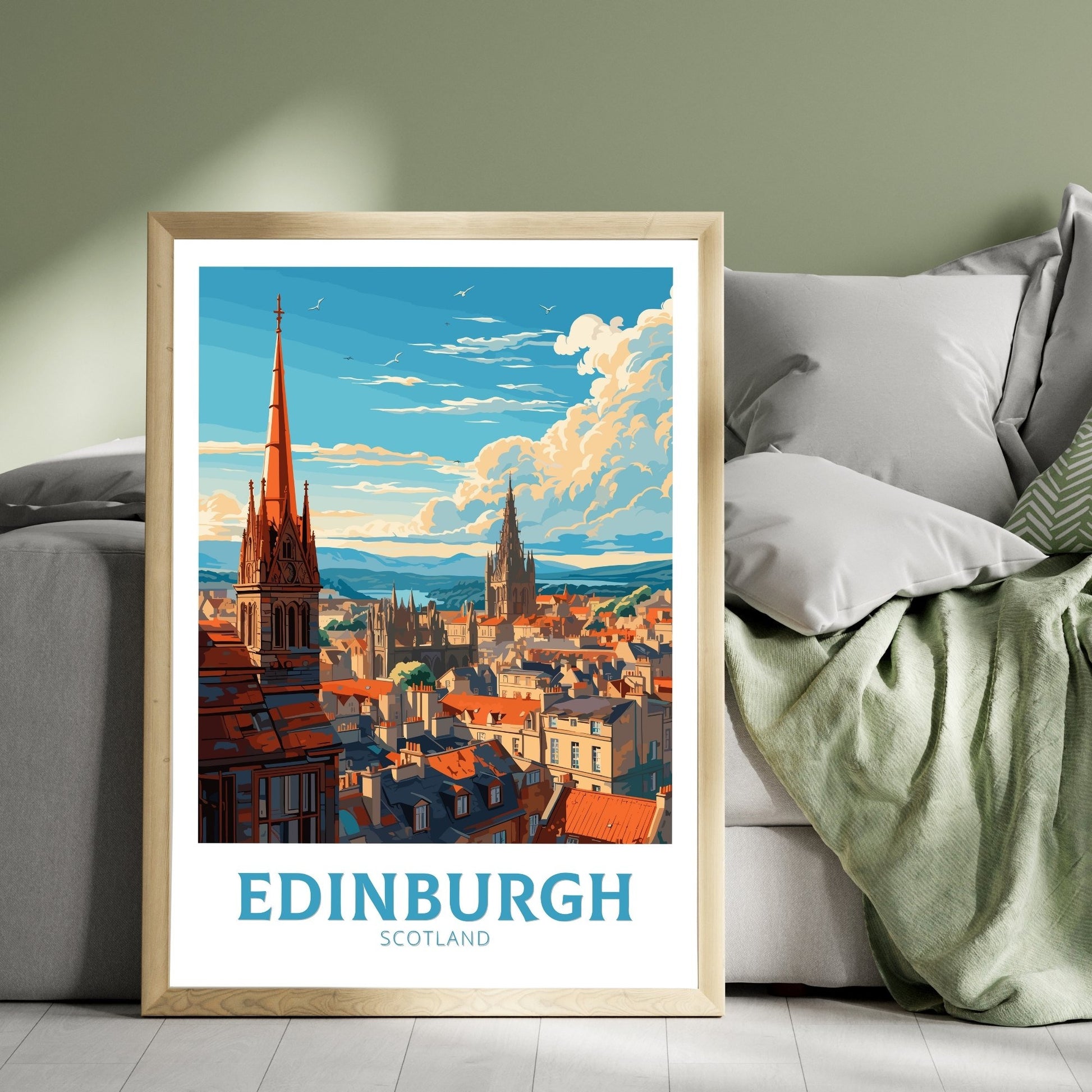 Edinburgh Travel Poster