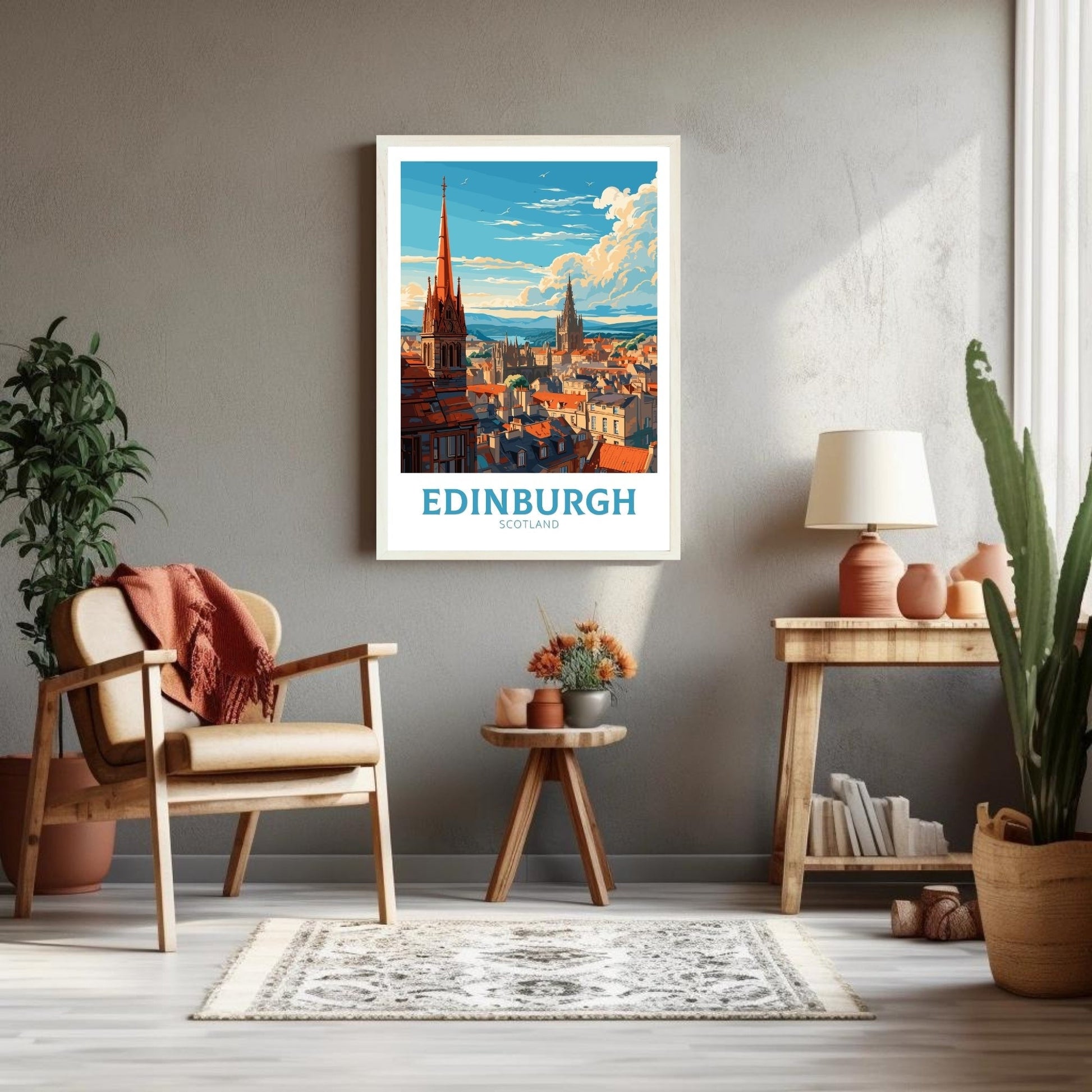 Edinburgh Travel Poster