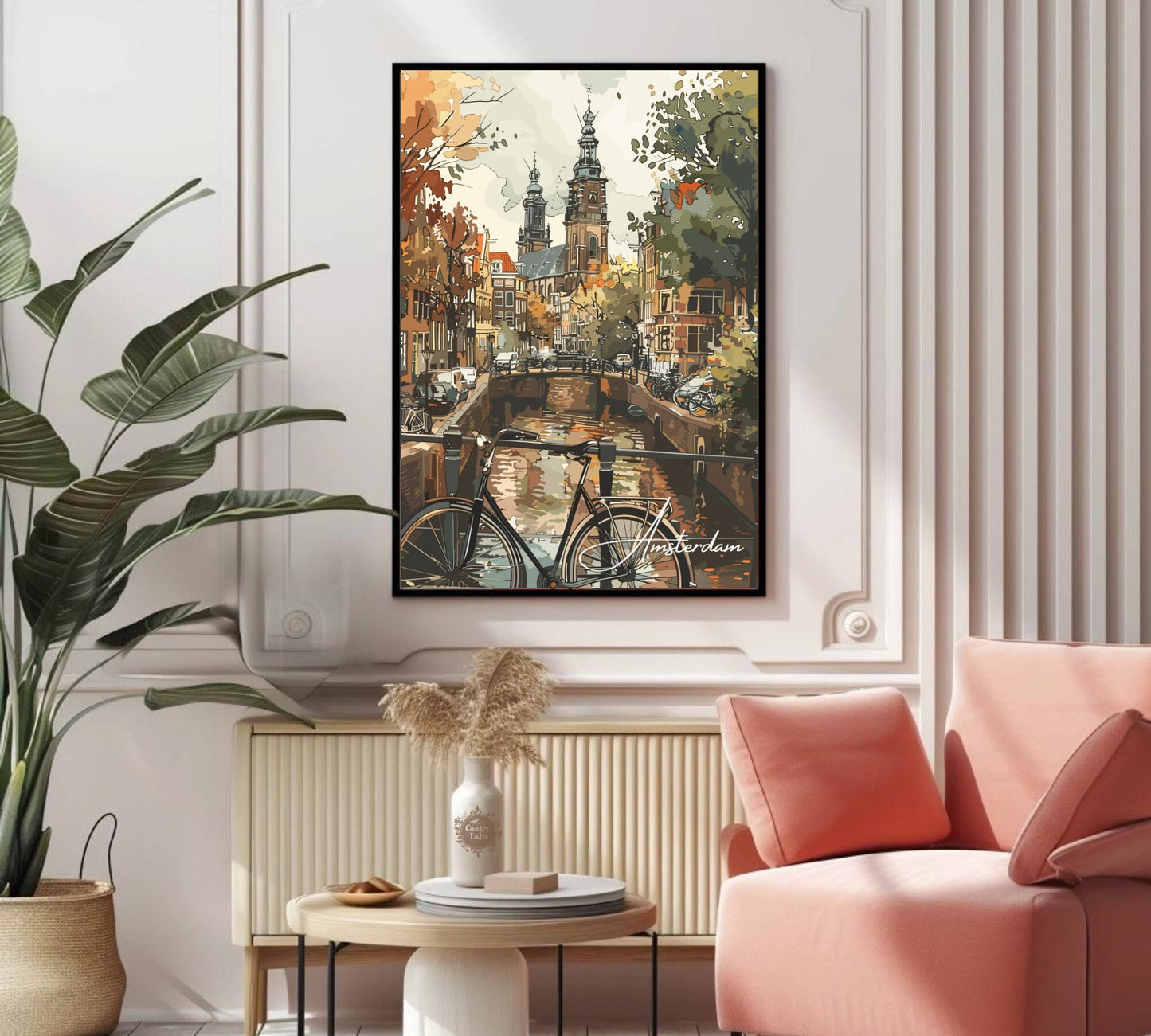 Amsterdam canal Poster