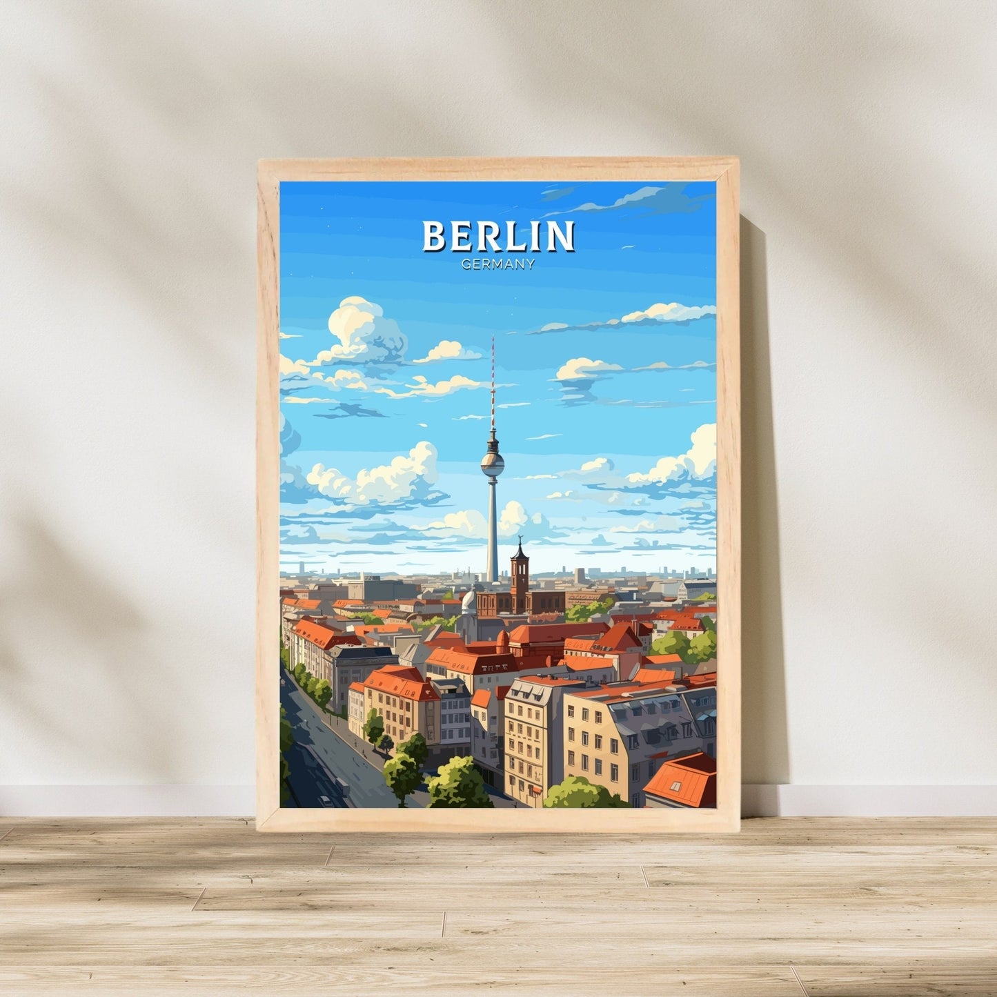 Berlin Skyline Artwork