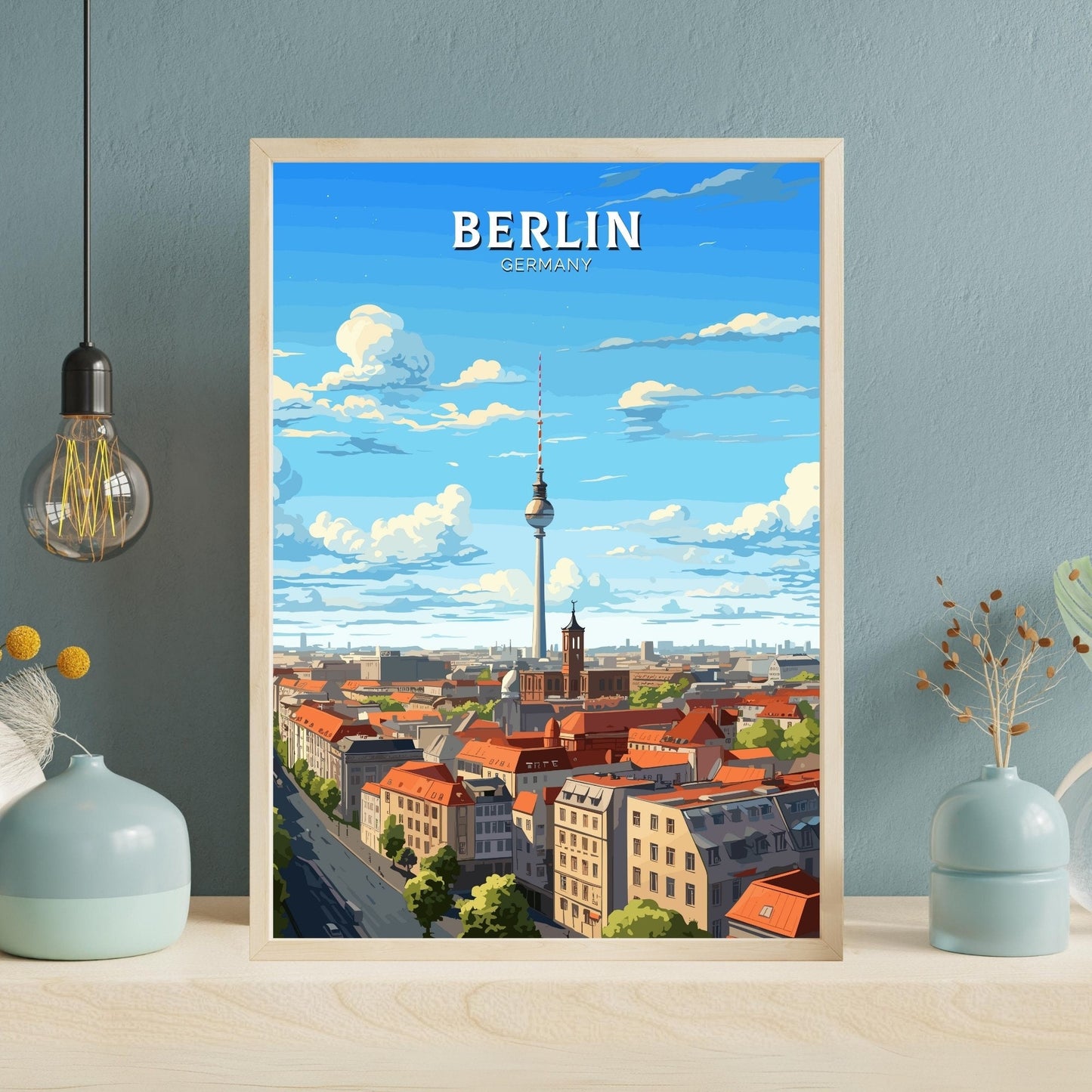 Berlin Skyline Artwork