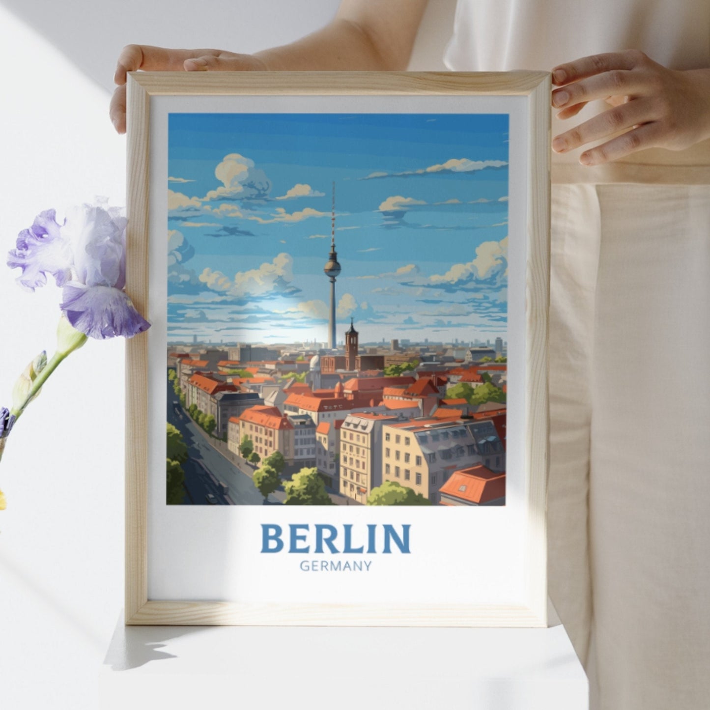 Berlin Skyline Poster