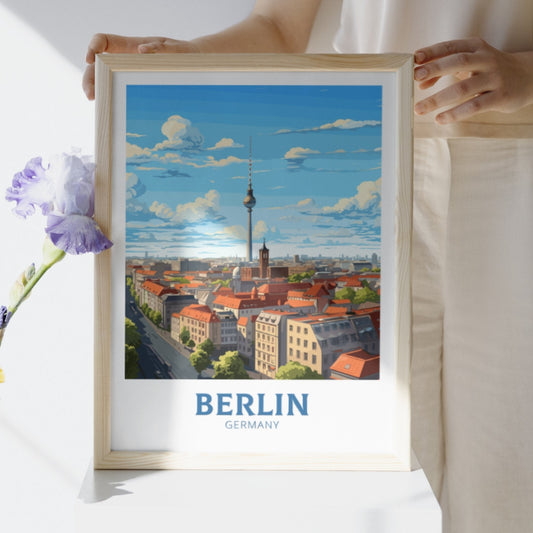 Berlin Skyline Poster