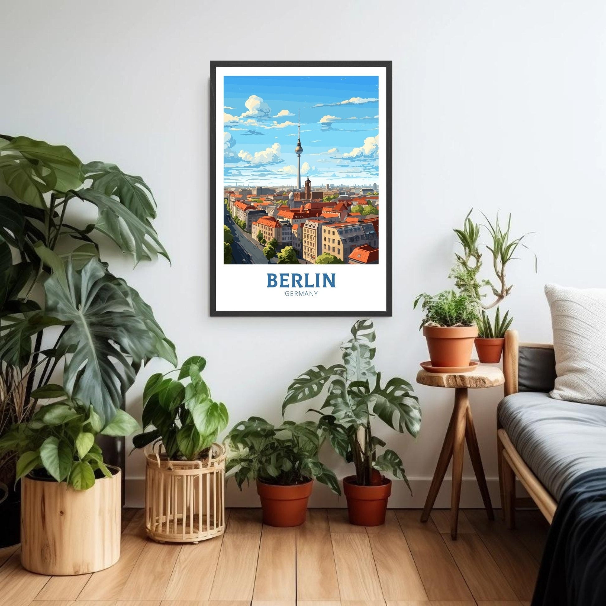 Berlin Skyline Poster