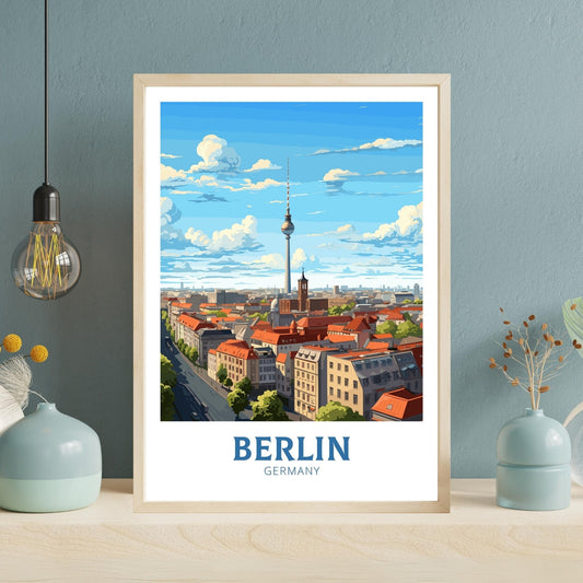 Berlin Skyline Poster