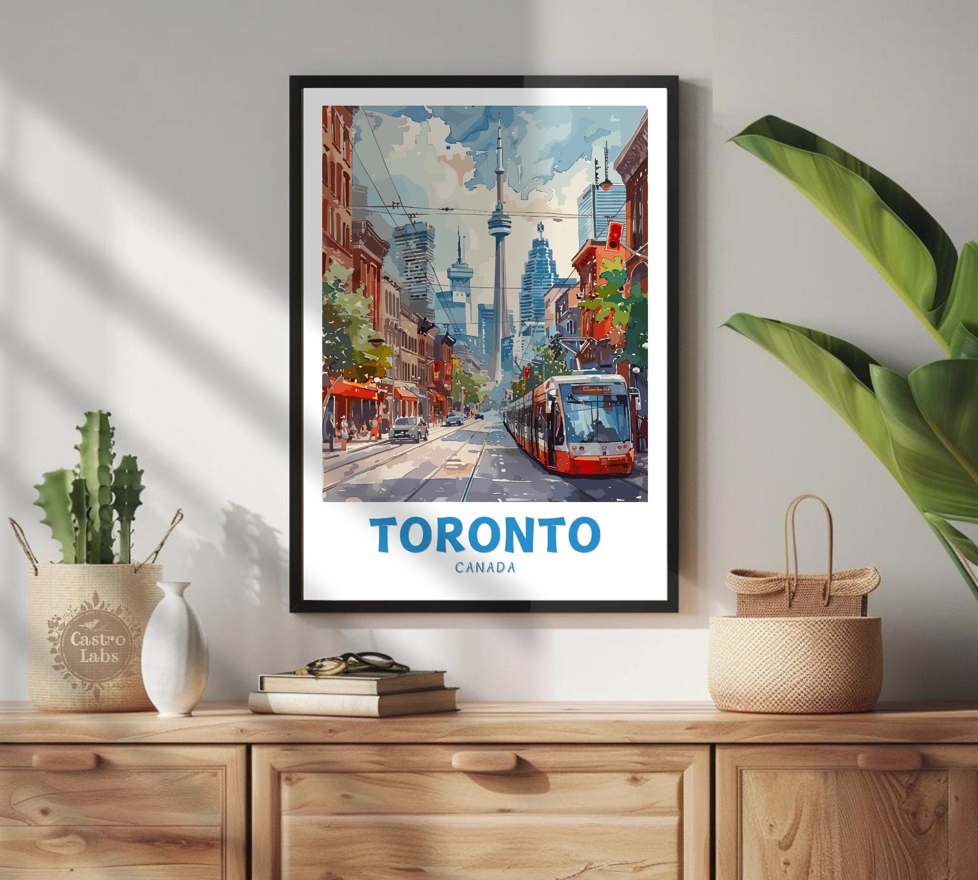 Toronto Skyline Poster