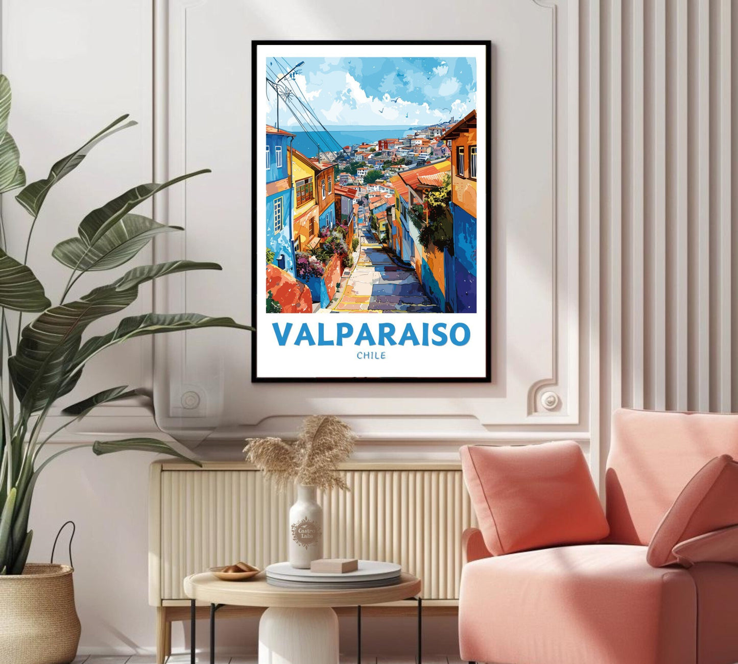 Valparaiso Print, Valparaiso Chile Poster