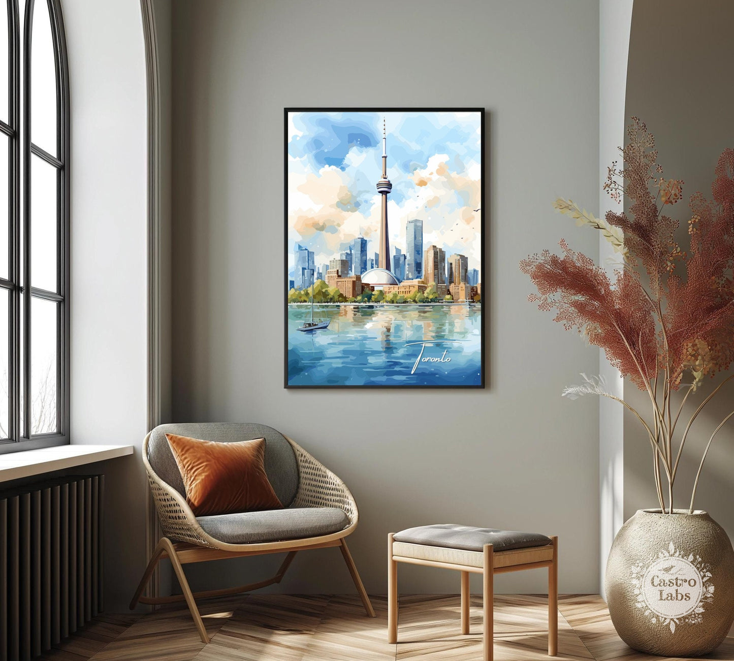 Toronto Skyline Print: Toronto Poster