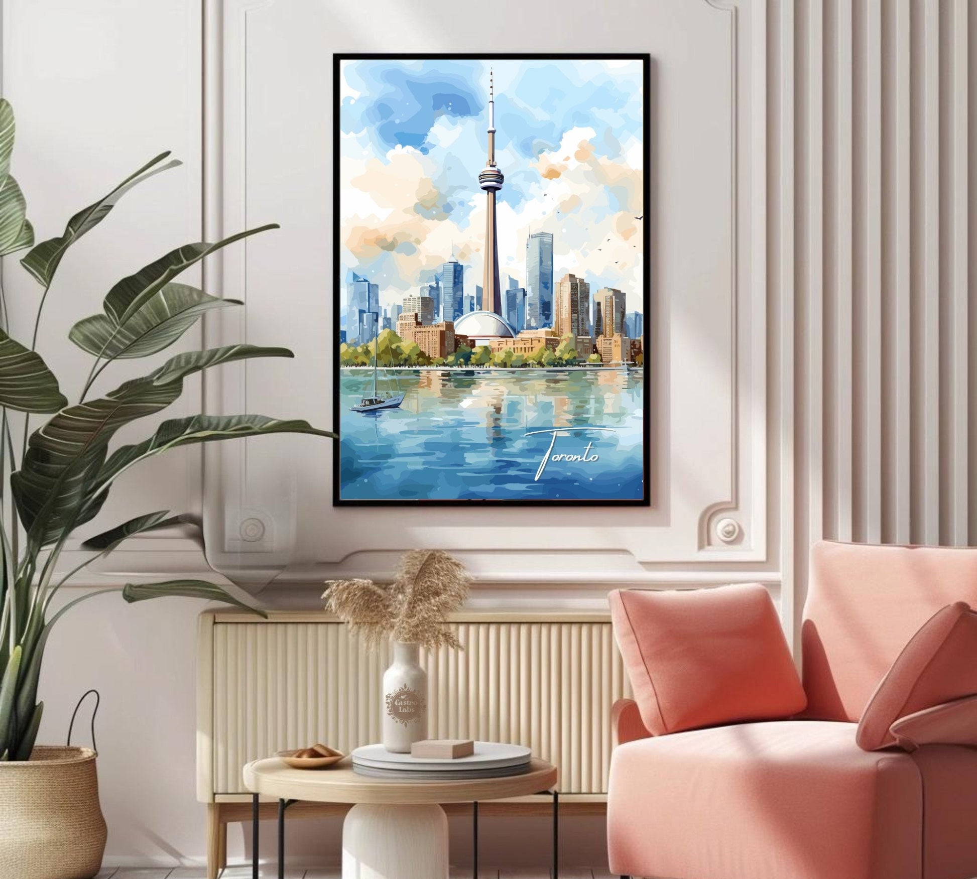 Toronto Skyline Print: Toronto Poster