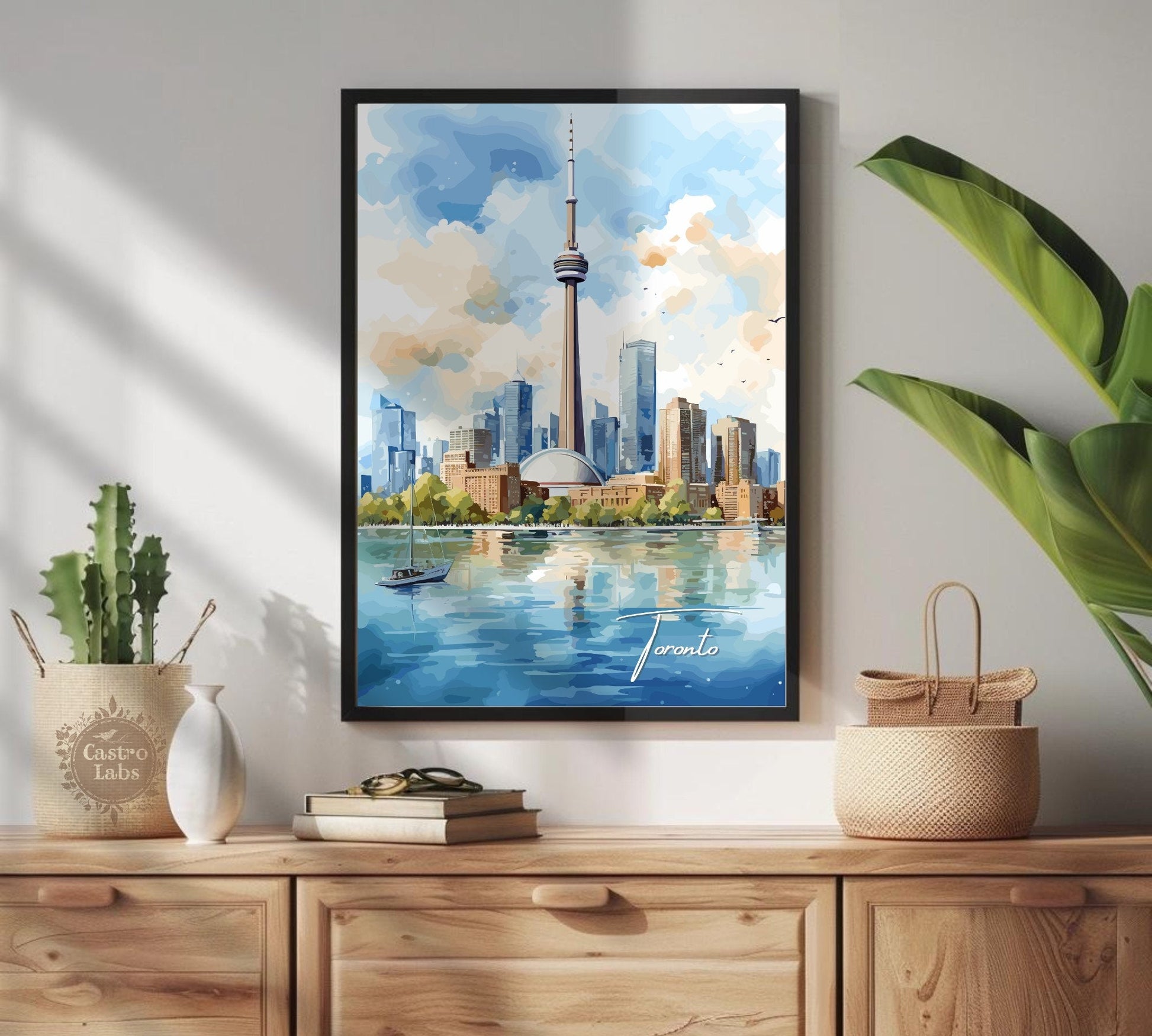 Toronto Skyline Print: Toronto Poster