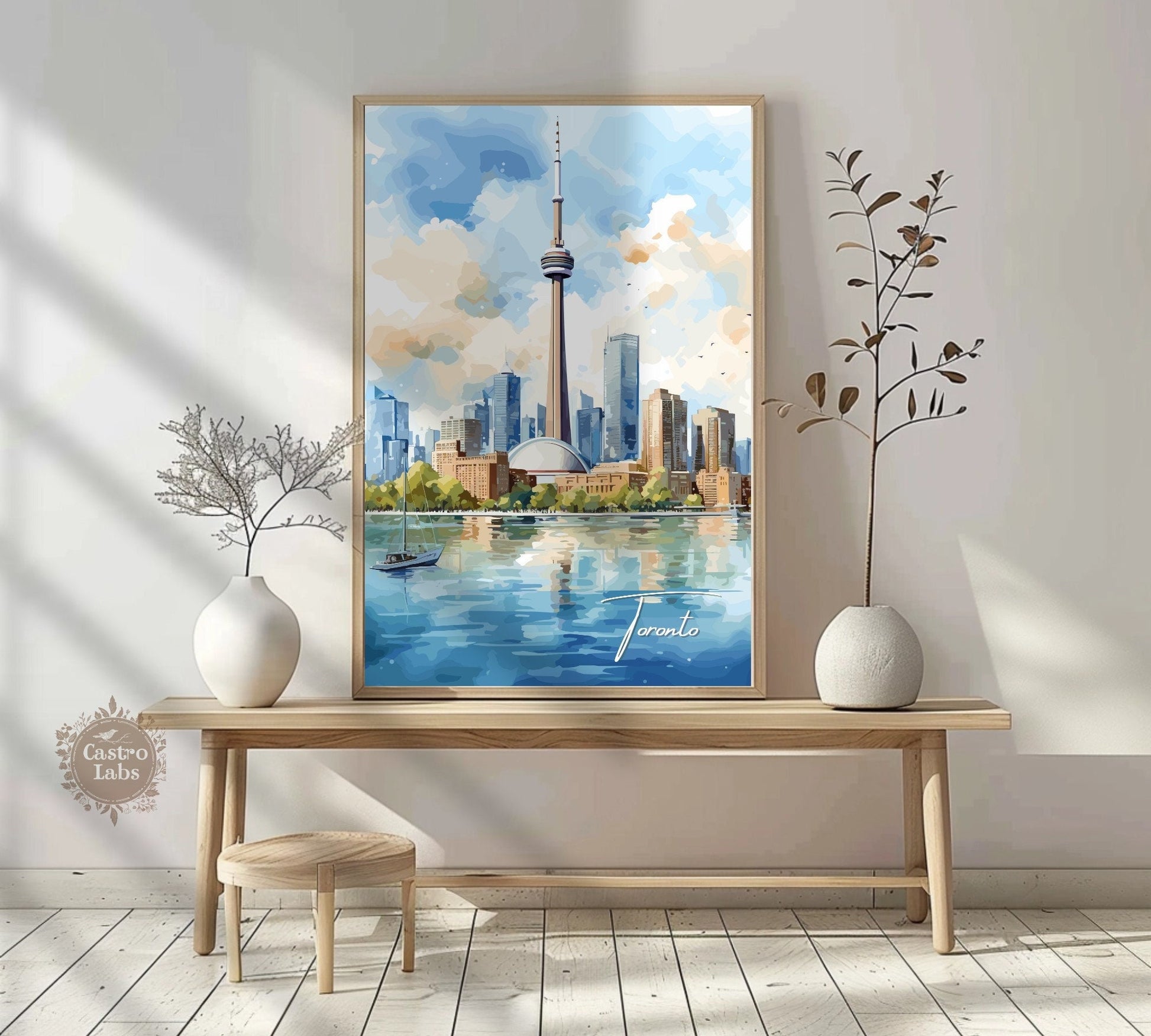 Toronto Skyline Print: Toronto Poster