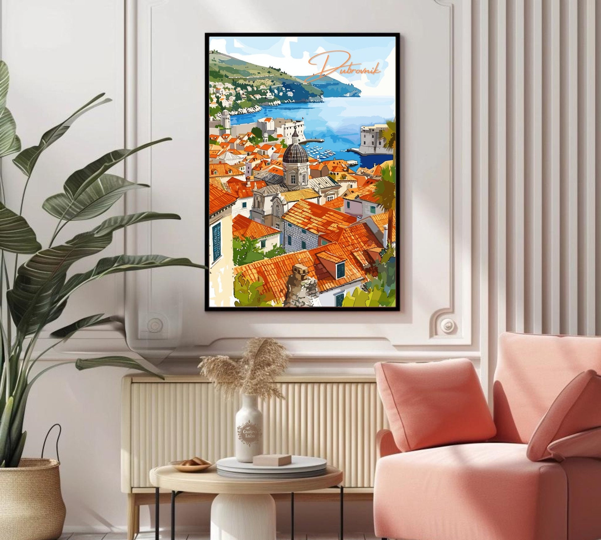 Dubrovnik Print: Dubrovnik View Poster