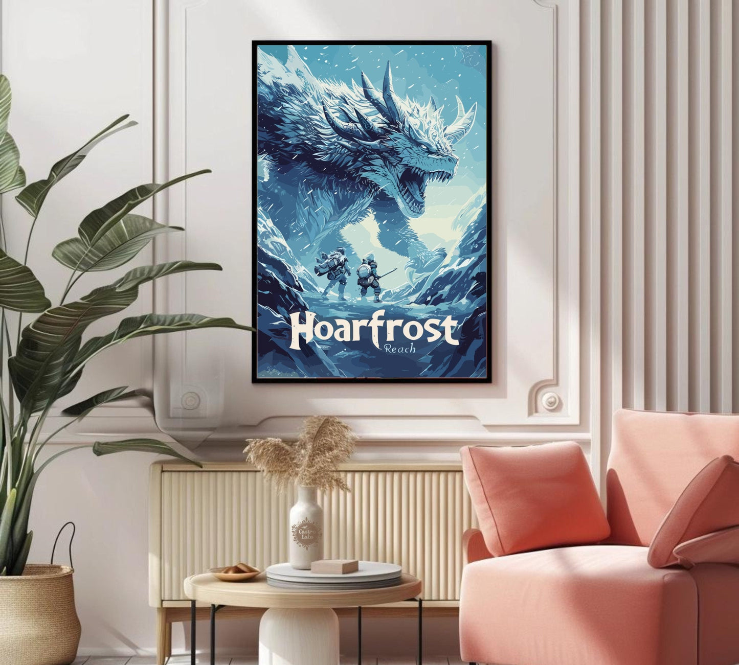 Hoarfrost Reach, Monster Hunter World Videogame Art