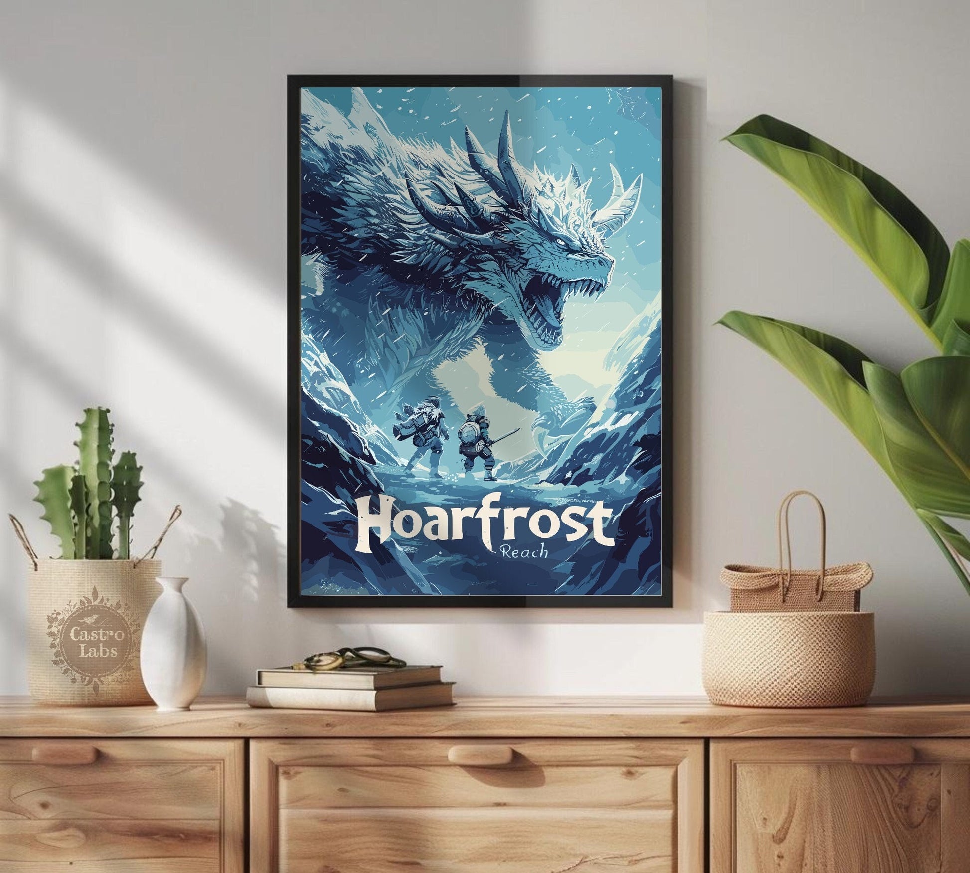 Hoarfrost Reach, Monster Hunter World Videogame Art