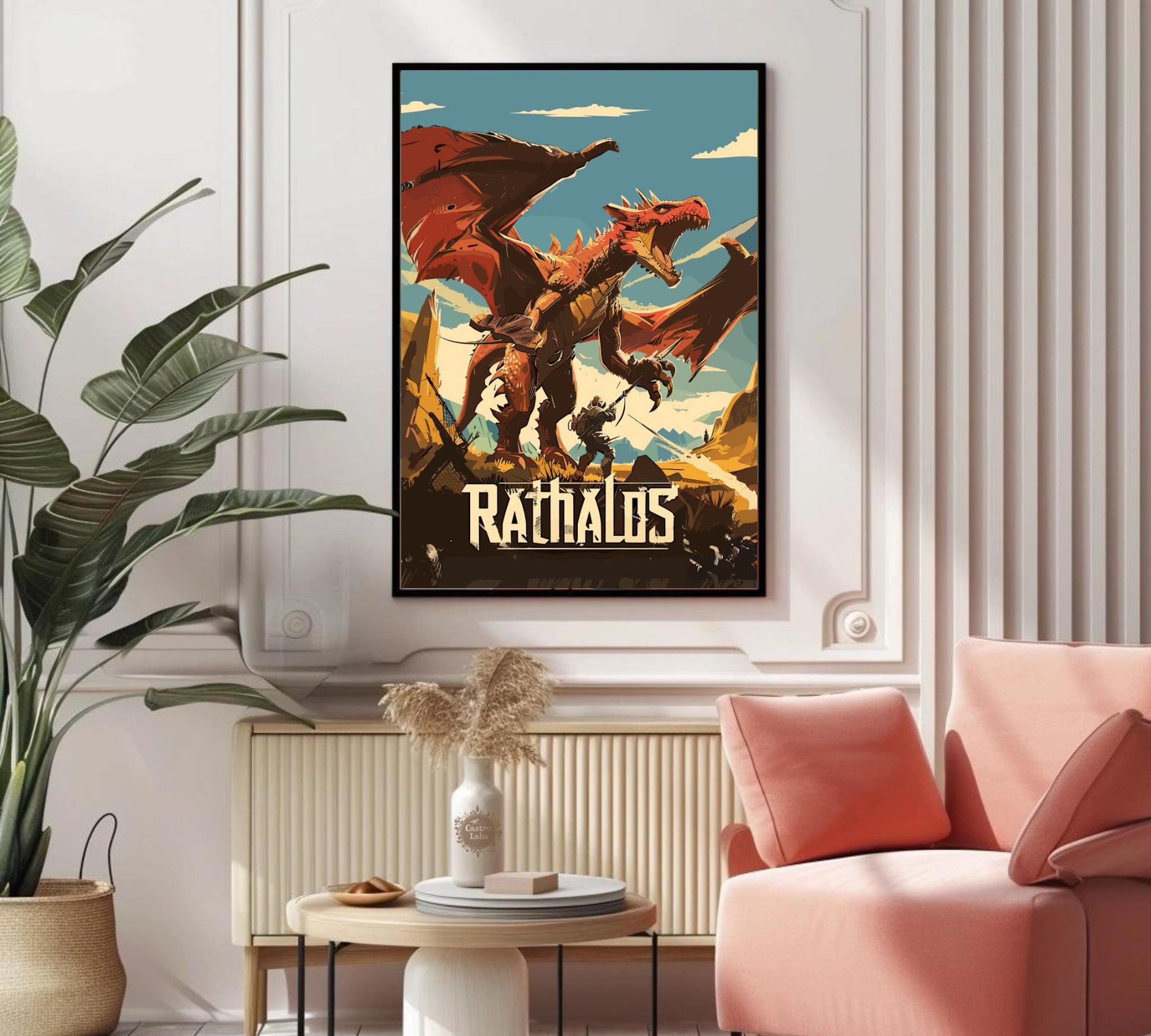 Rathalos MHW, Monster Hunter World Inspired