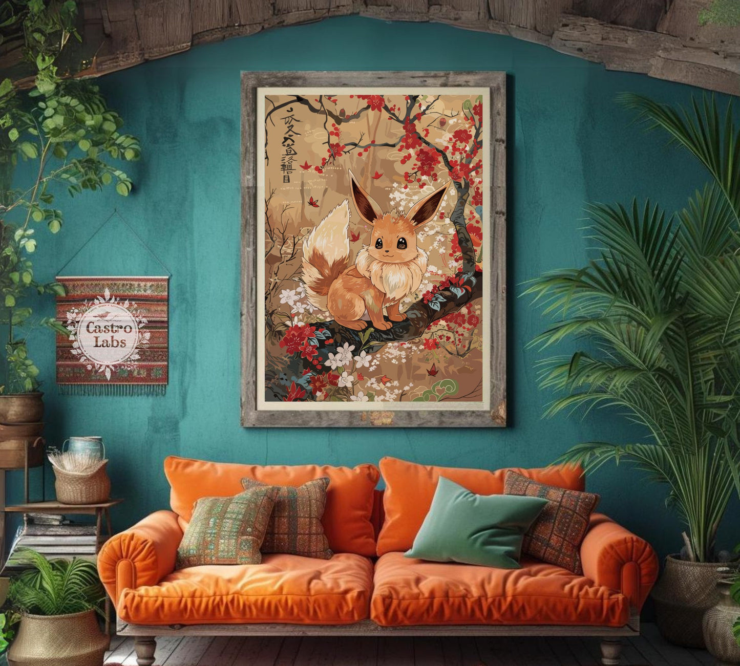 Eevee Pokemon Anime Poster