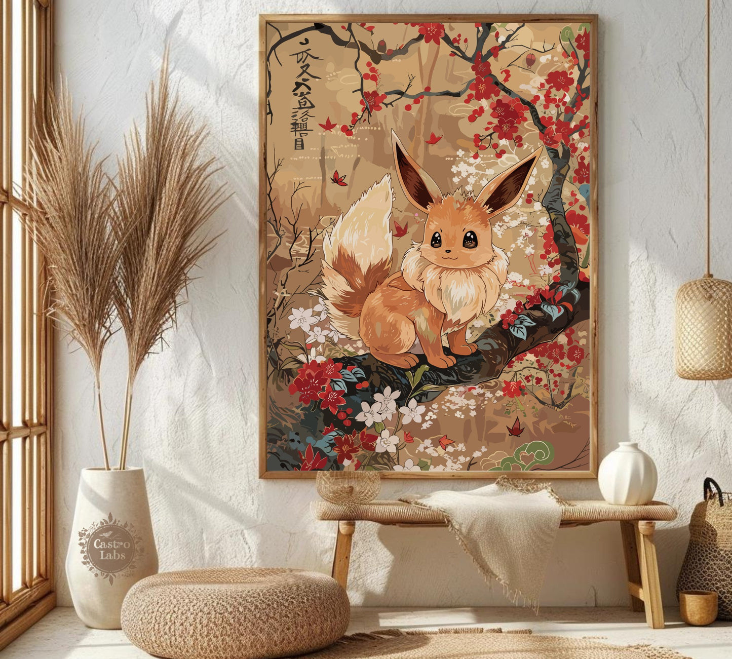 Eevee Pokemon Anime Poster