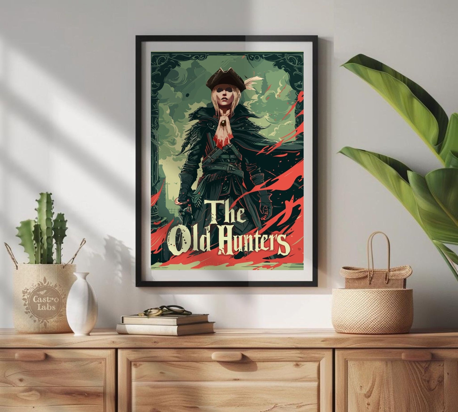 The Old Hunters - Lady Maria Poster. Videogame Art, Soulsborne Print