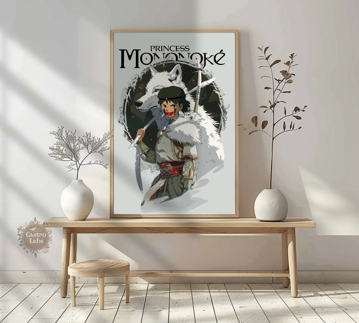 Princess Mononeke Inspired Poster - Studio Ghibli Poster