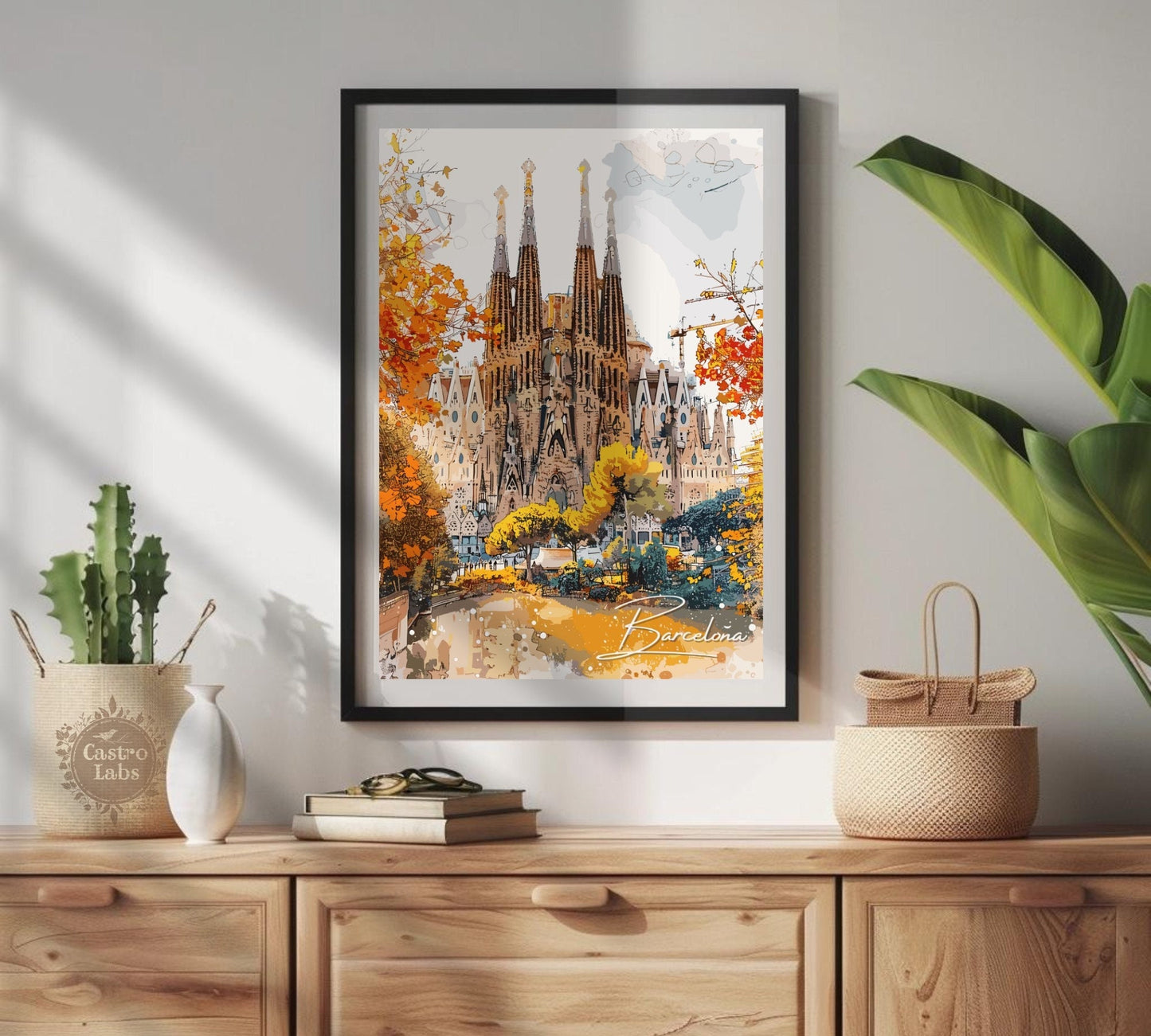 Barcelona Poster: Sagrada Familia Poster