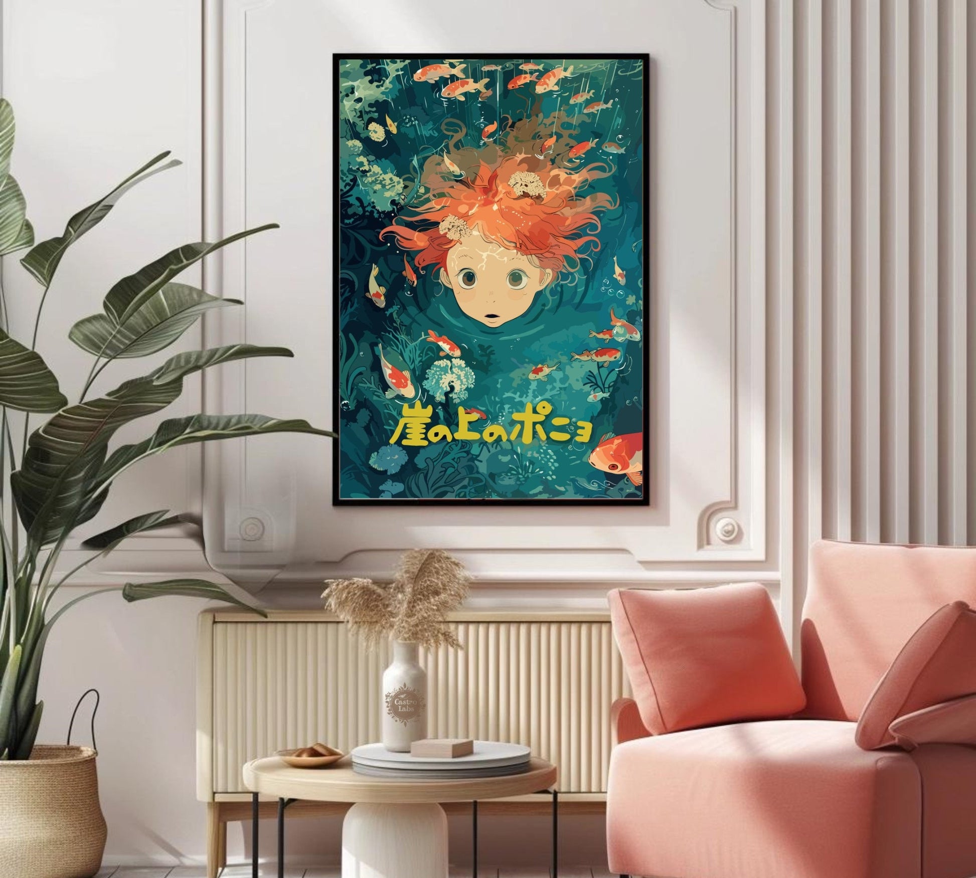 Ponyo Poster - Studio Ghibli Print