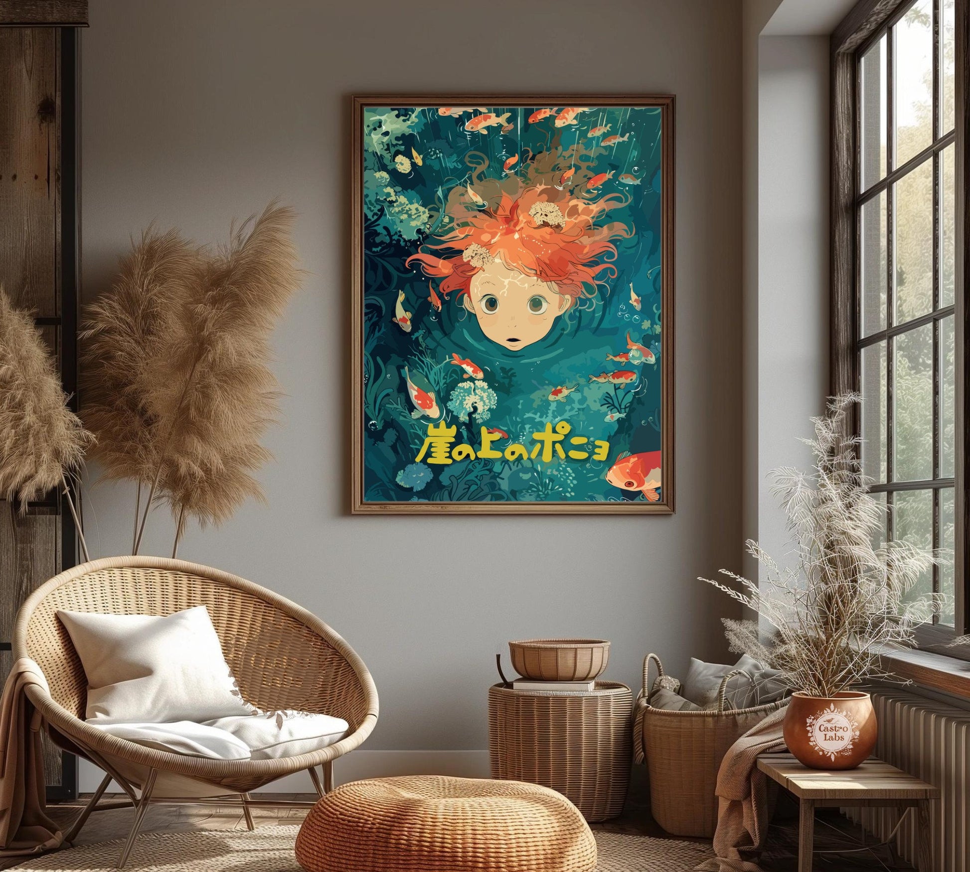 Ponyo Poster - Studio Ghibli Print