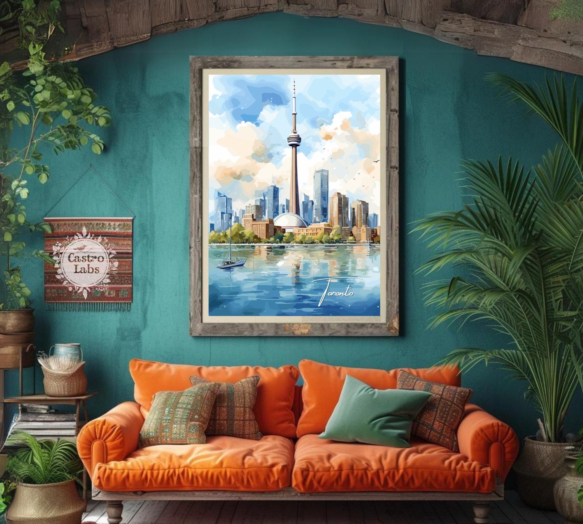 Toronto Skyline Print: Toronto Poster