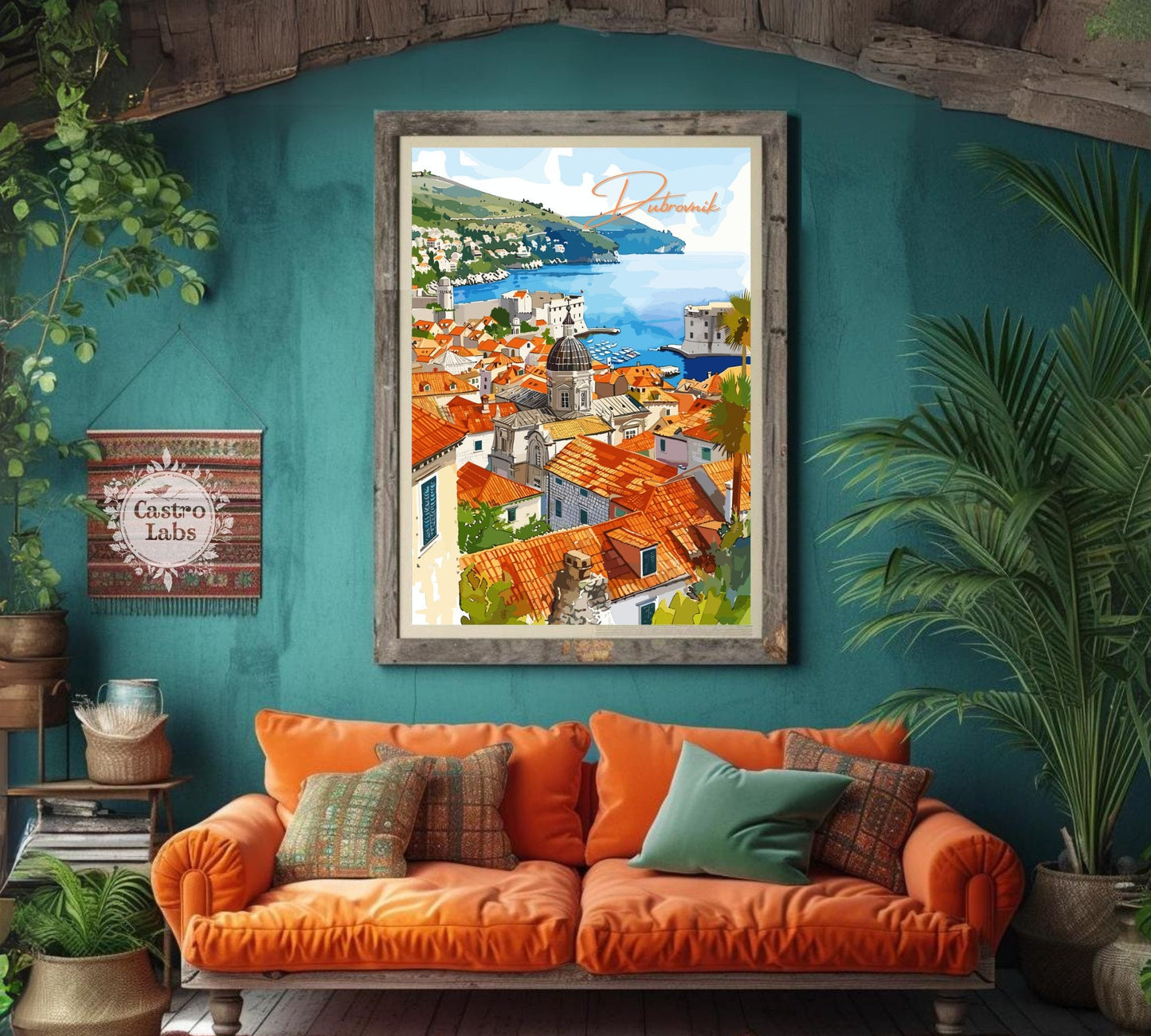 Dubrovnik Print: Dubrovnik View Poster