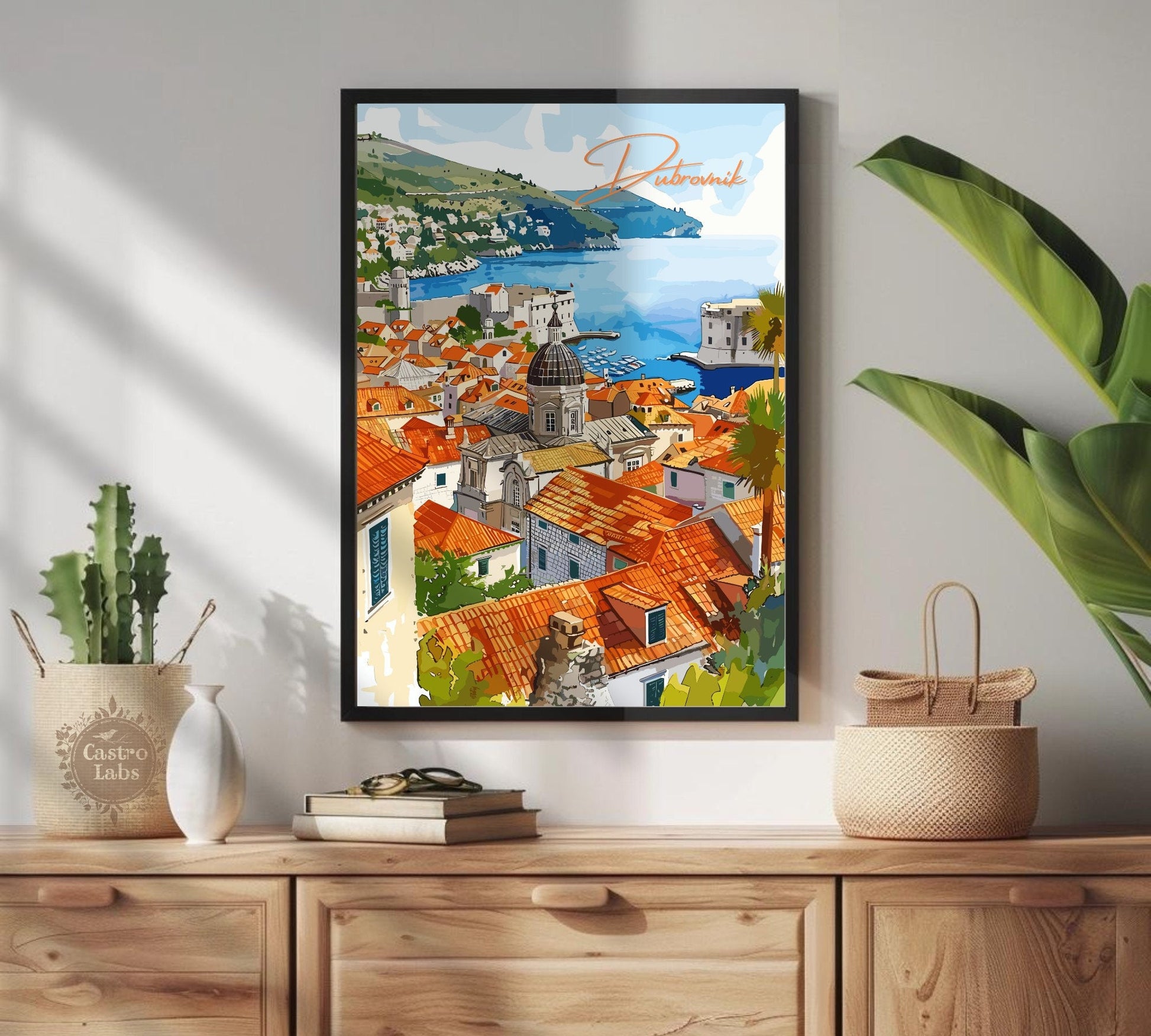 Dubrovnik Print: Dubrovnik View Poster