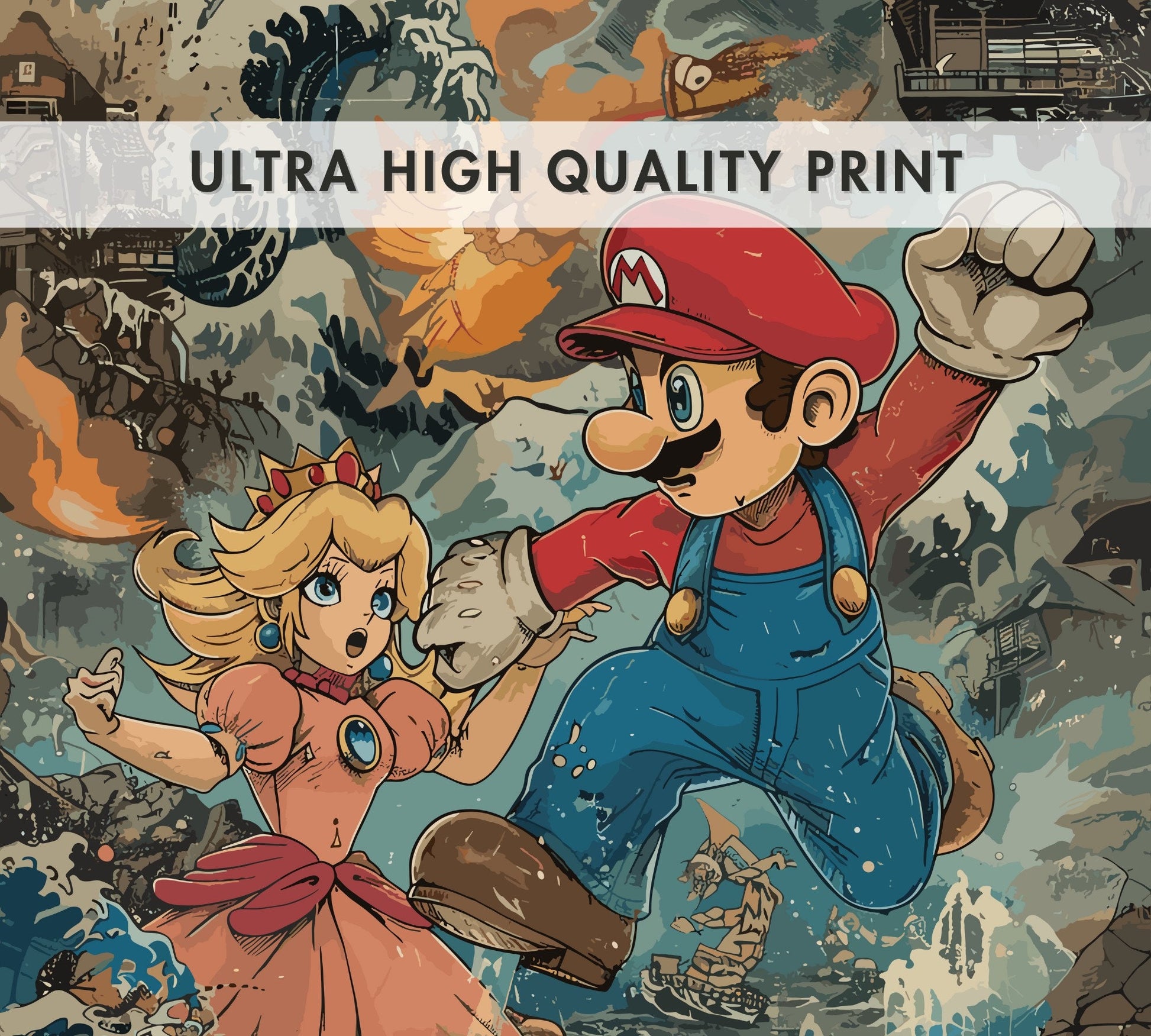 Princess Peach and Mario Adventures - Super Princess Peach Poster