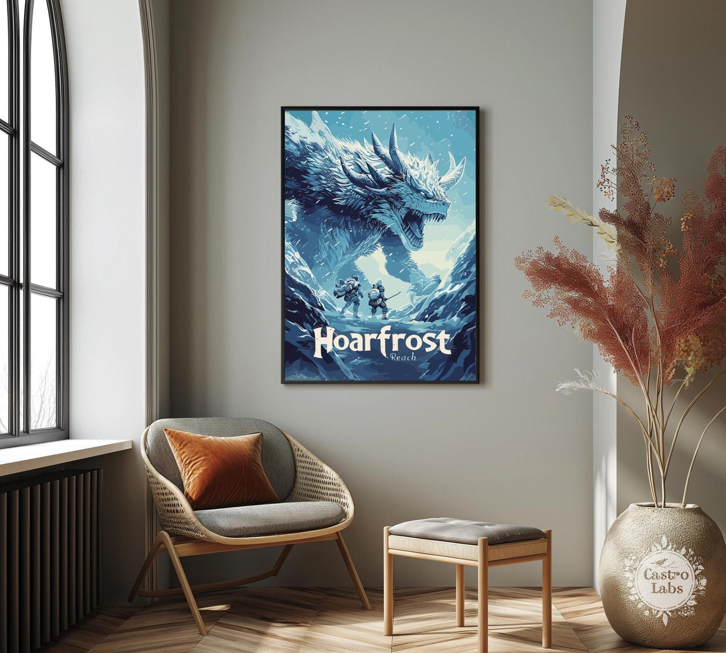 Hoarfrost Reach, Monster Hunter World Videogame Art