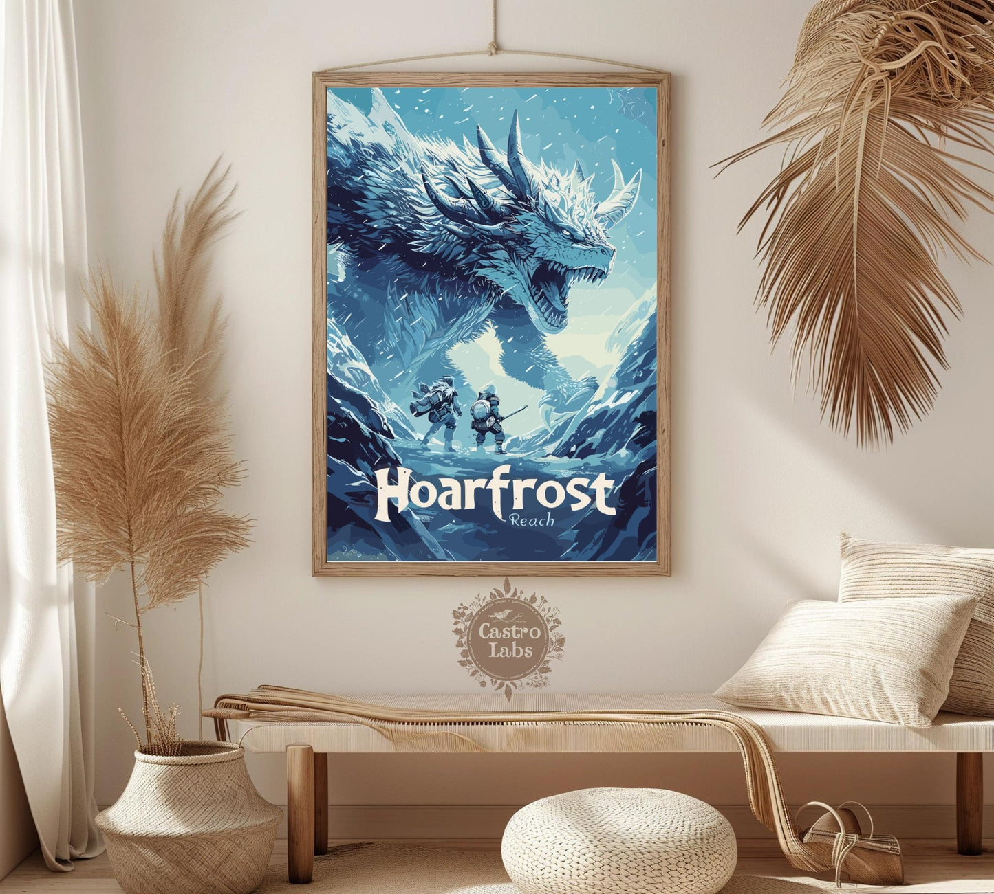 Hoarfrost Reach, Monster Hunter World Videogame Art