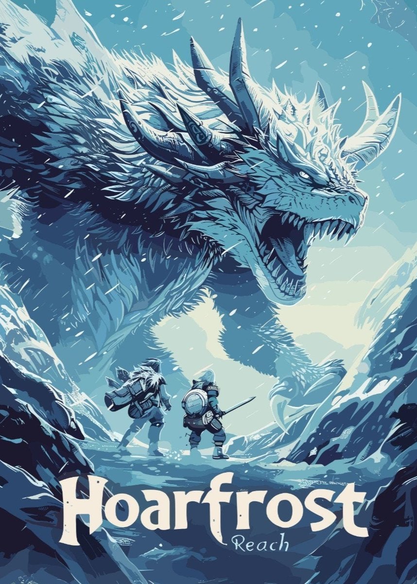 Hoarfrost Reach, Monster Hunter World Videogame Art