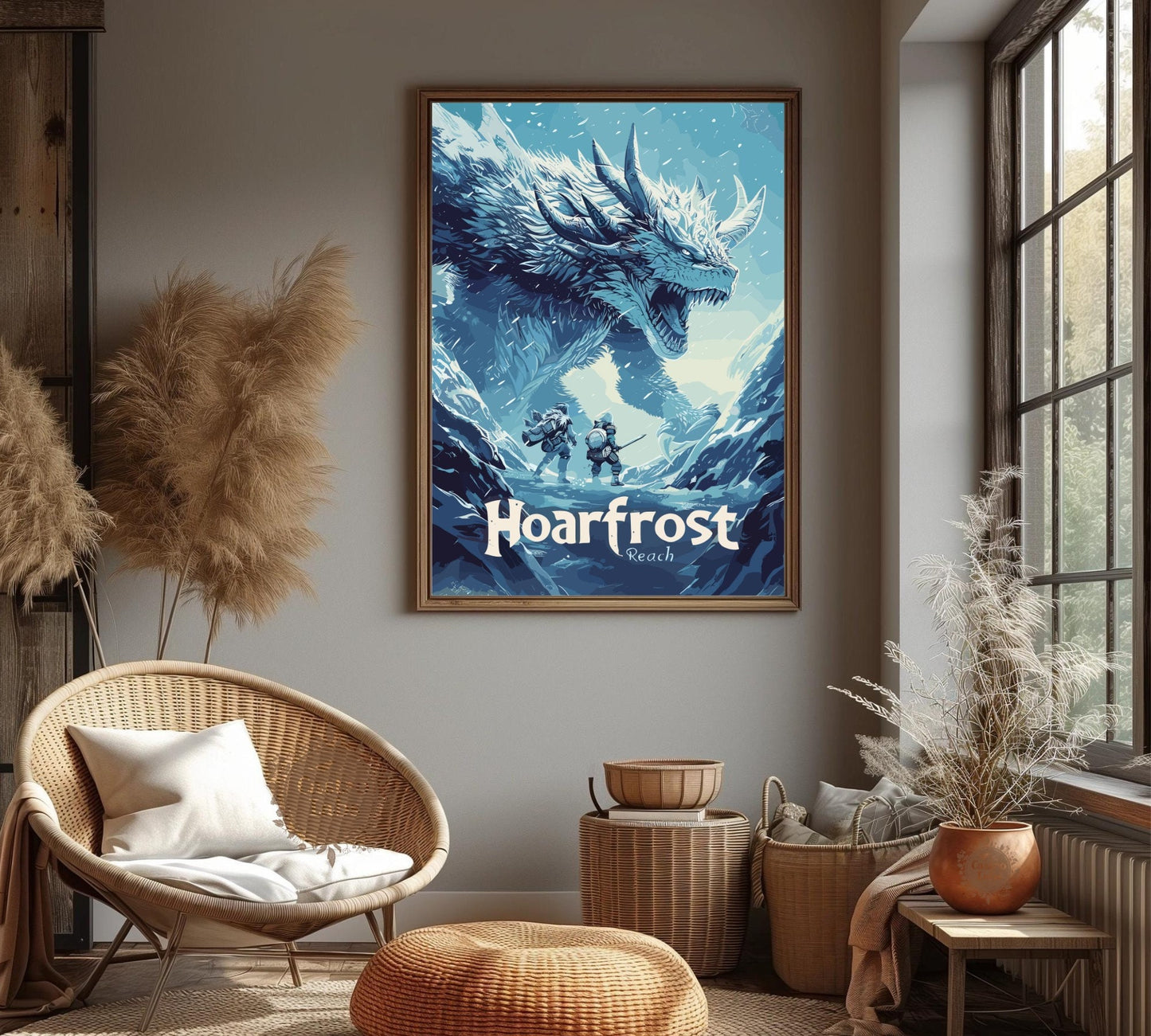 Hoarfrost Reach, Monster Hunter World Videogame Art