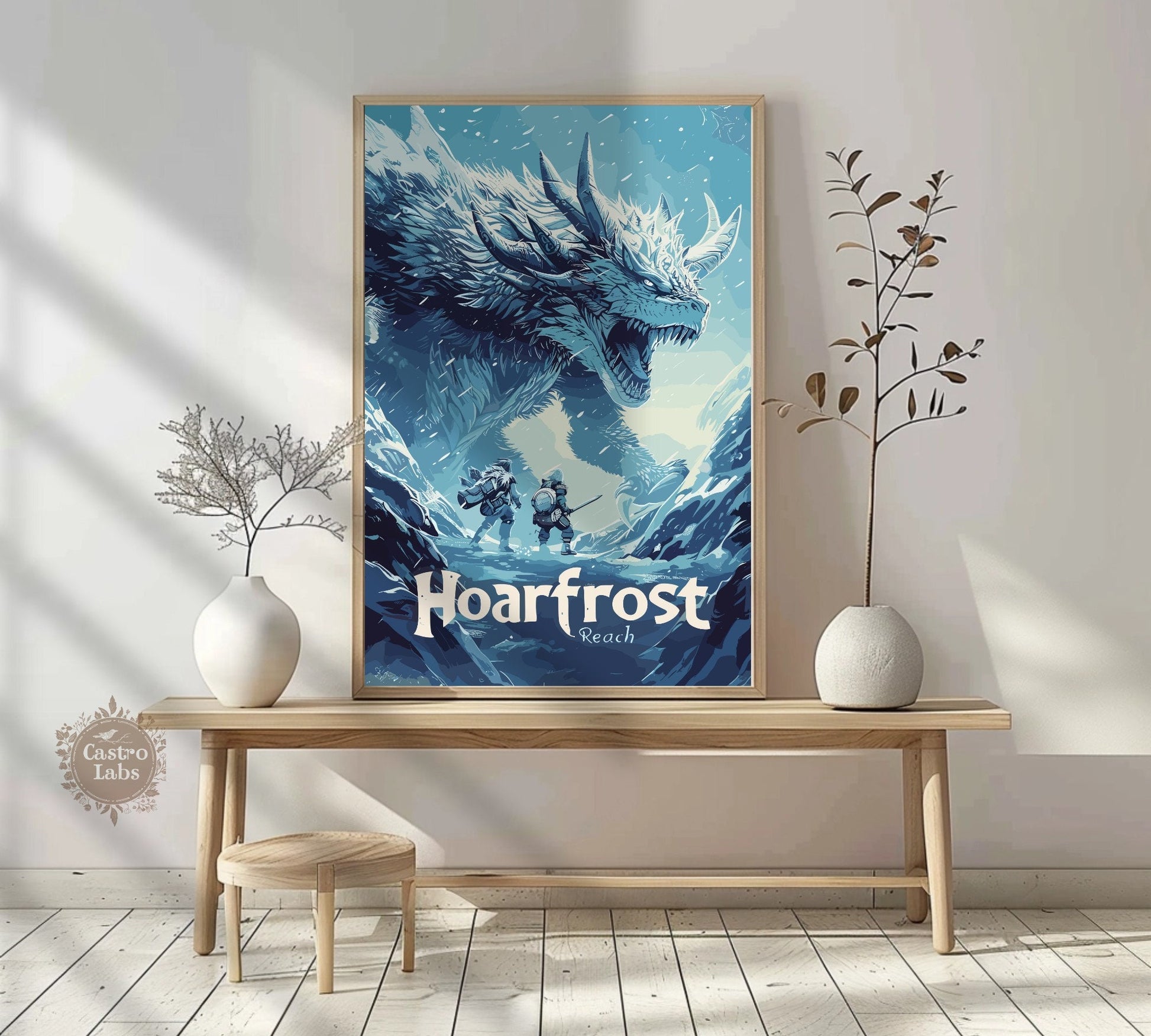 Hoarfrost Reach, Monster Hunter World Videogame Art