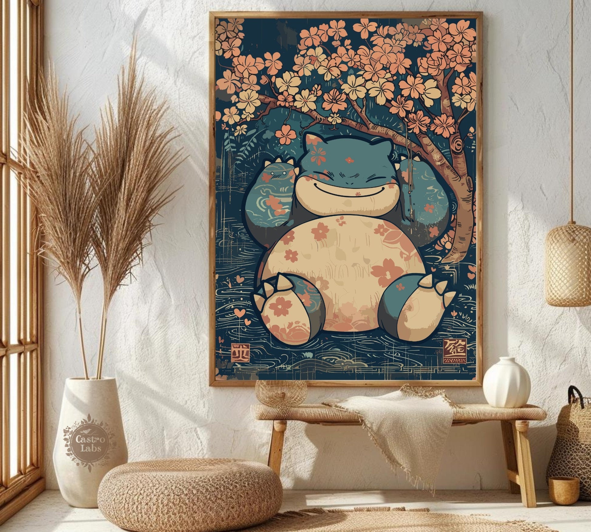 Snorlax Artwork, Pokemon poster