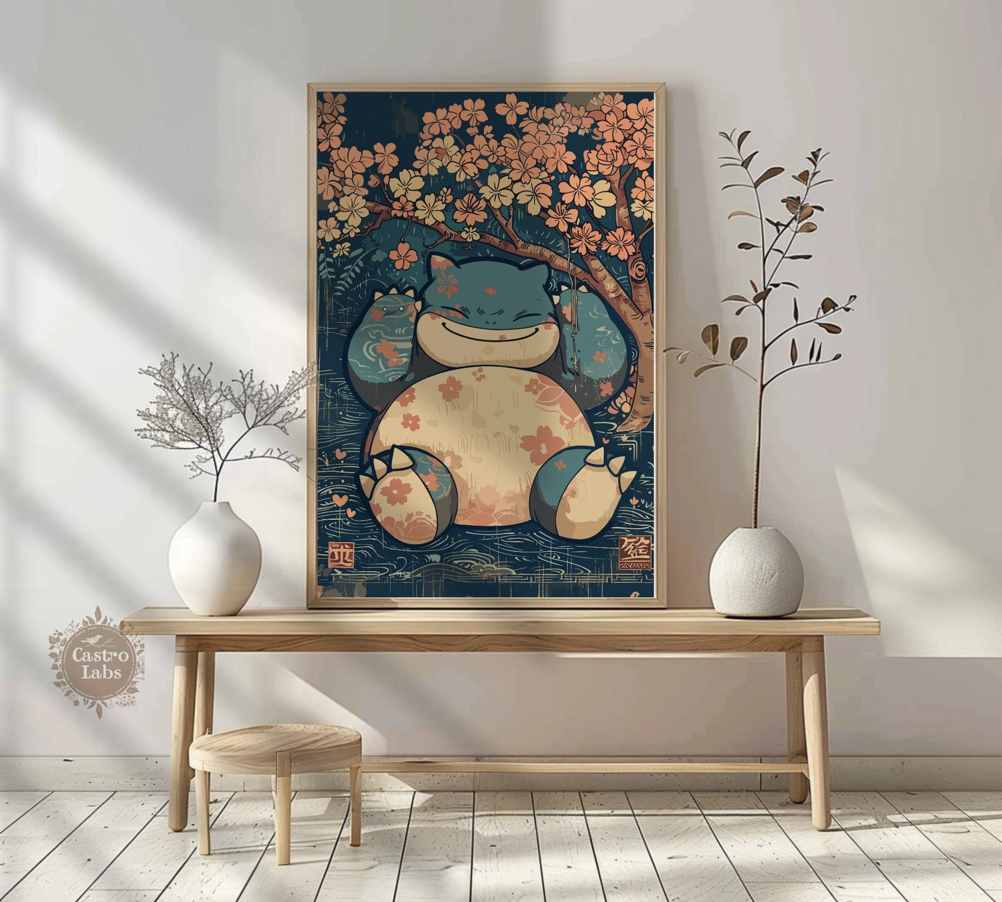 Snorlax Artwork, Pokemon poster